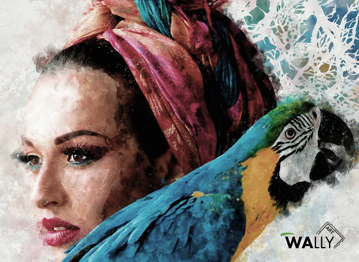 WallyArt - Lady Ara