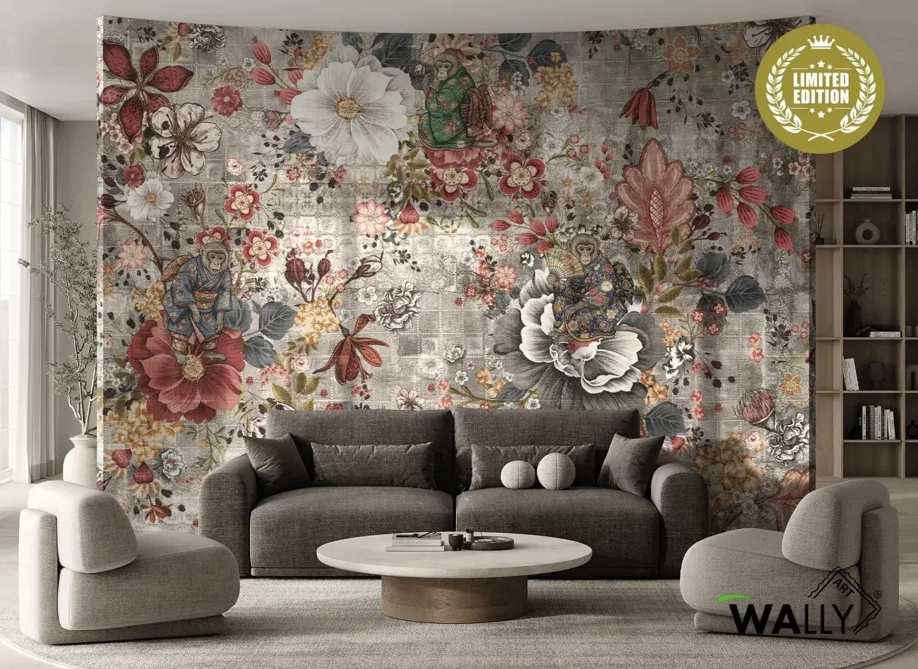 WallyArt - Monkey Paradise