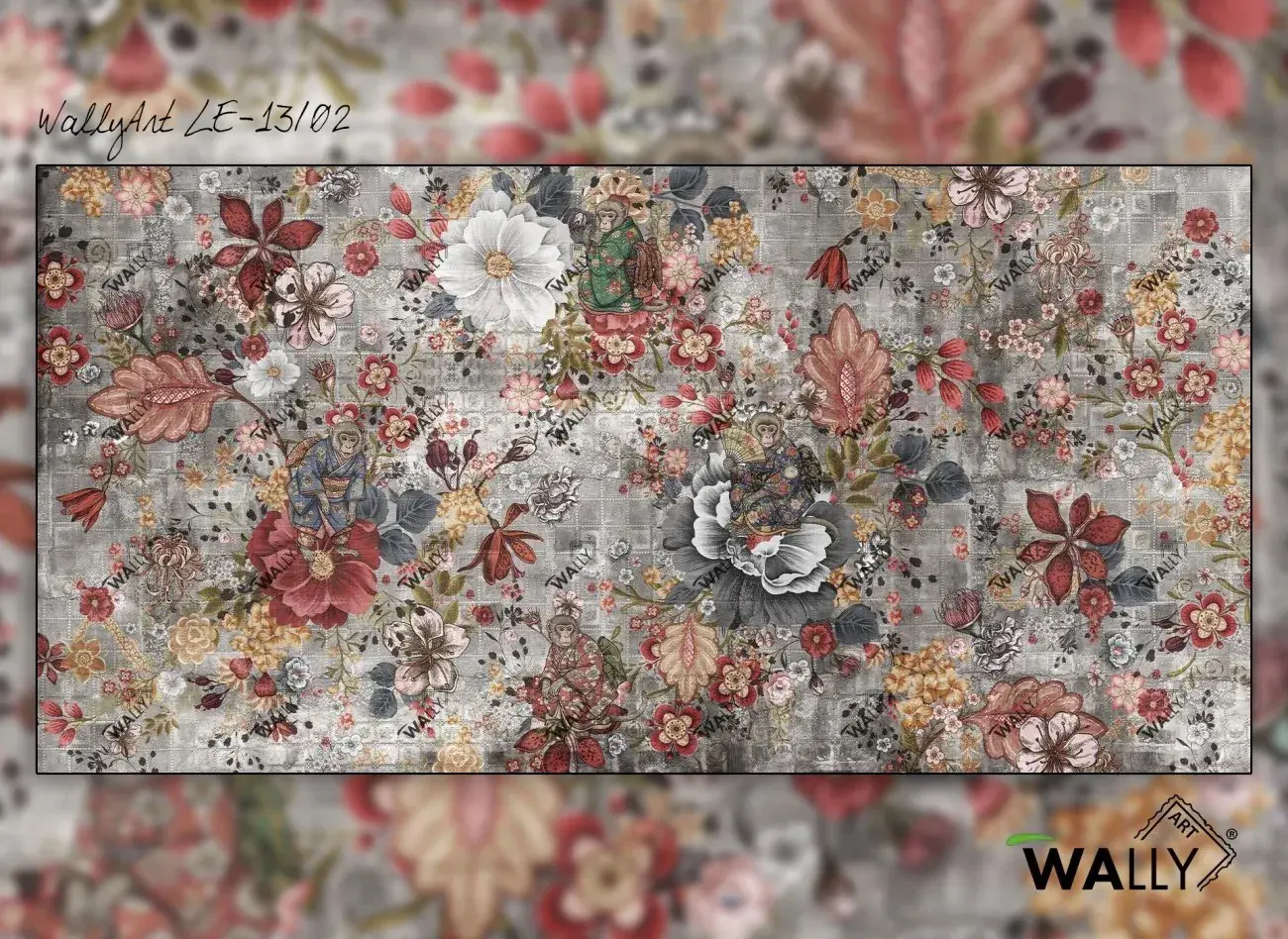 WallyArt - Monkey Paradise