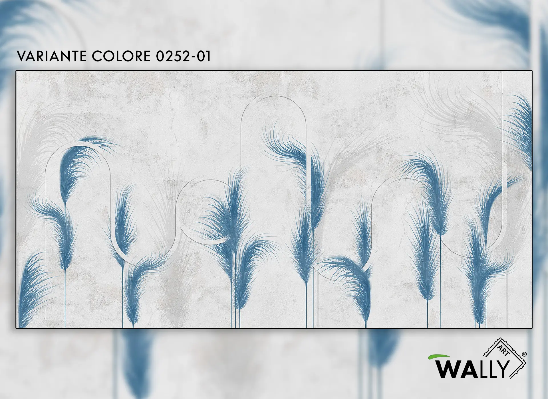 WallyArt - Indaco