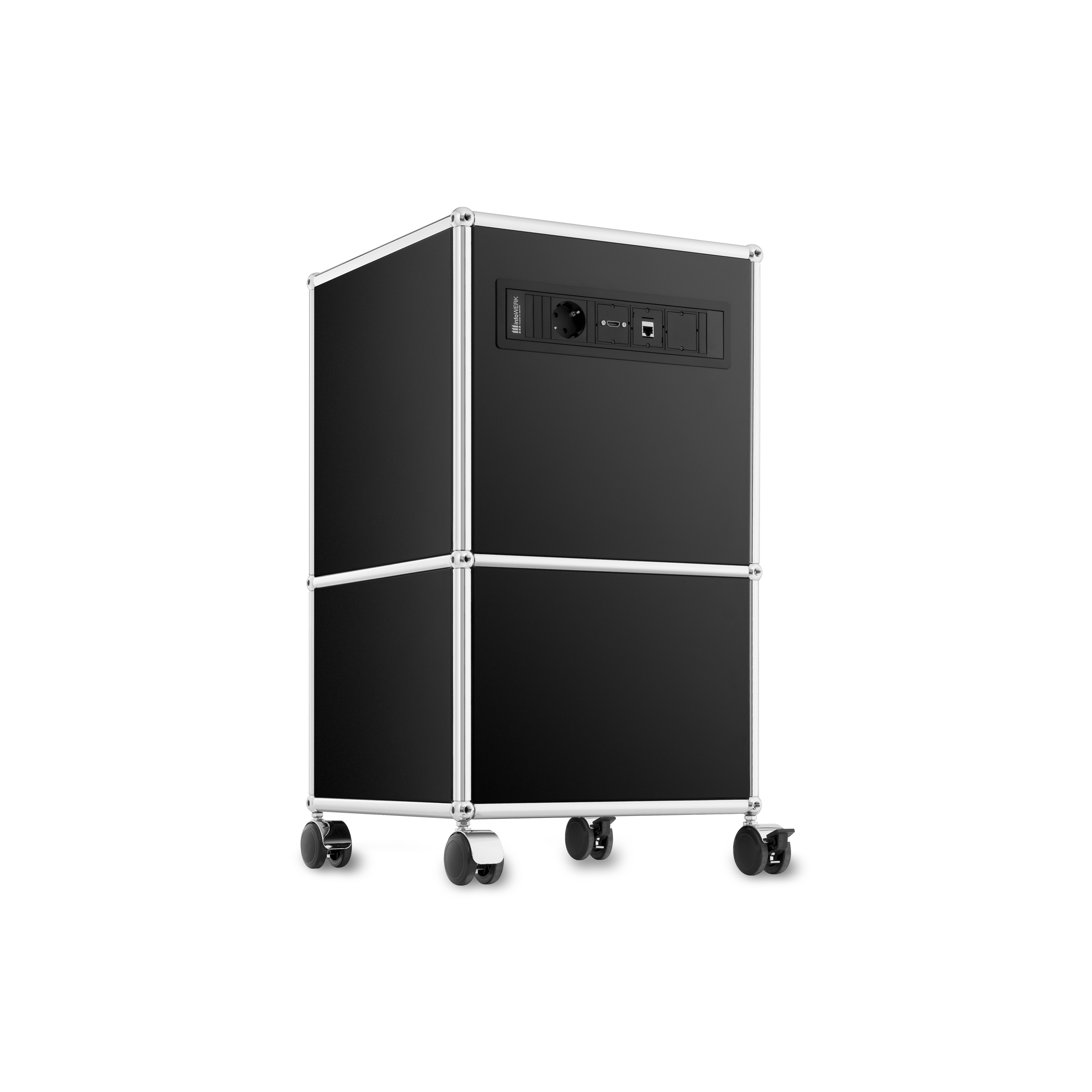 Display product USM Haller | medienCADDY from manufacturer infoWERK Medien & Technik