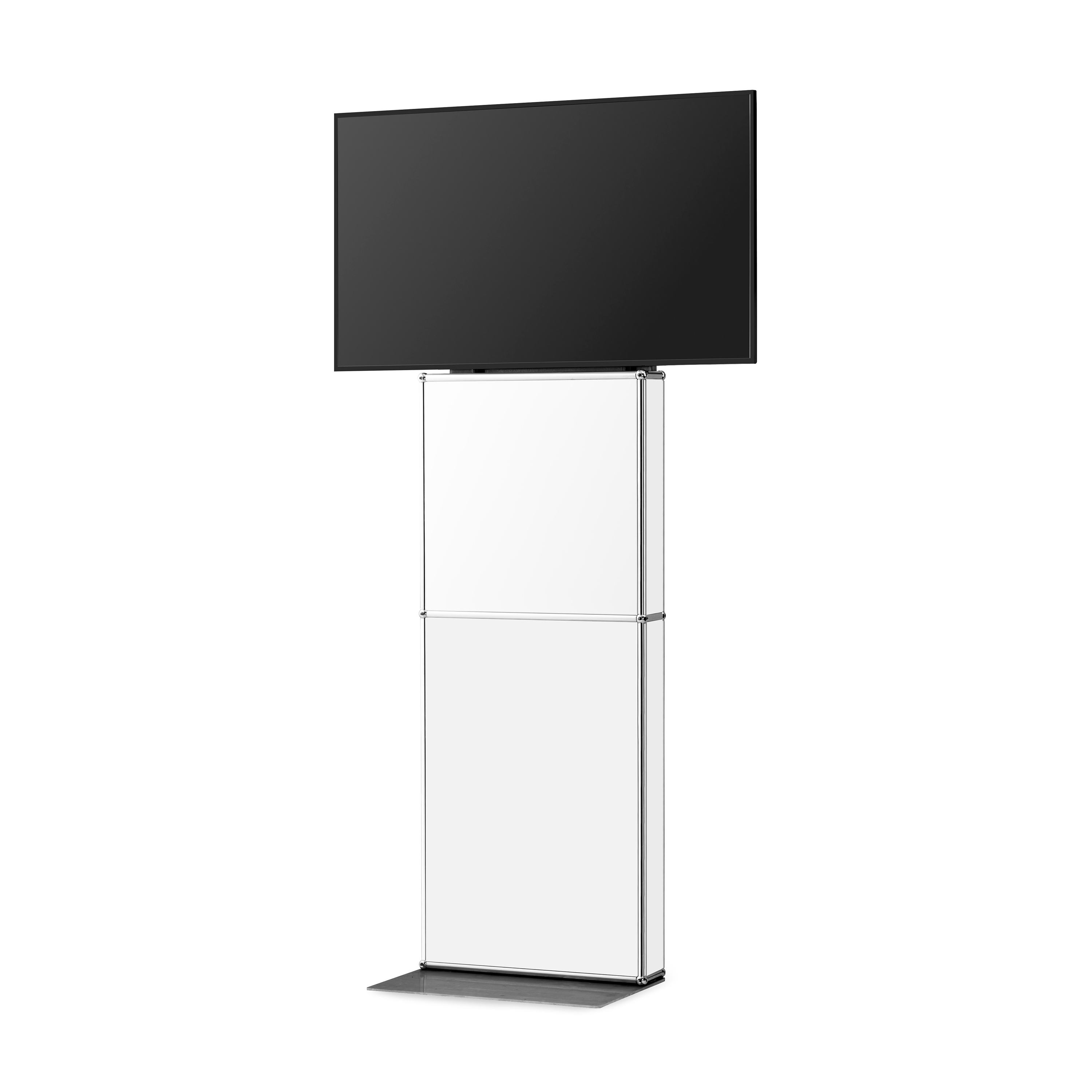 Display product USM Haller | cubeSYSTEM high from manufacturer infoWERK Medien & Technik