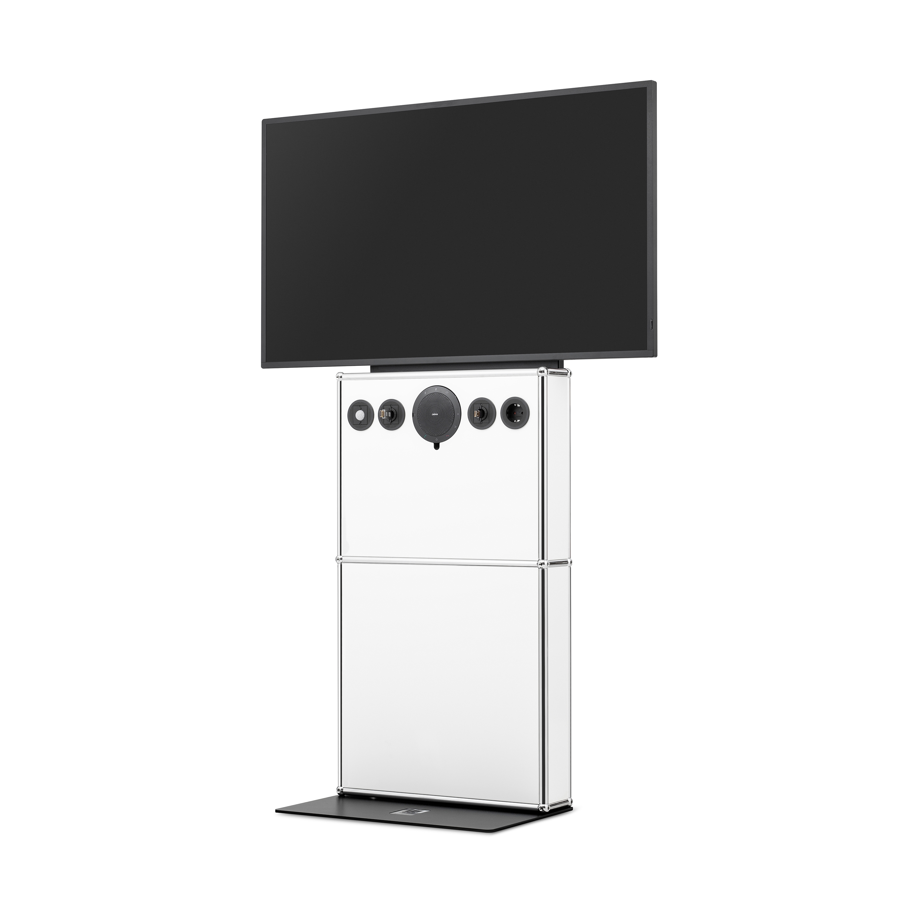 Display product USM Haller | cubeSYSTEM small from manufacturer infoWERK Medien & Technik