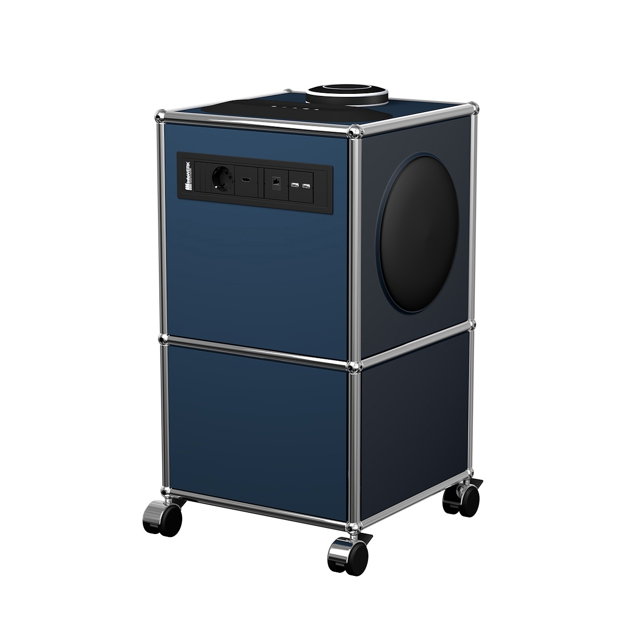 Display product USM Haller | teamCADDY from manufacturer infoWERK Medien & Technik