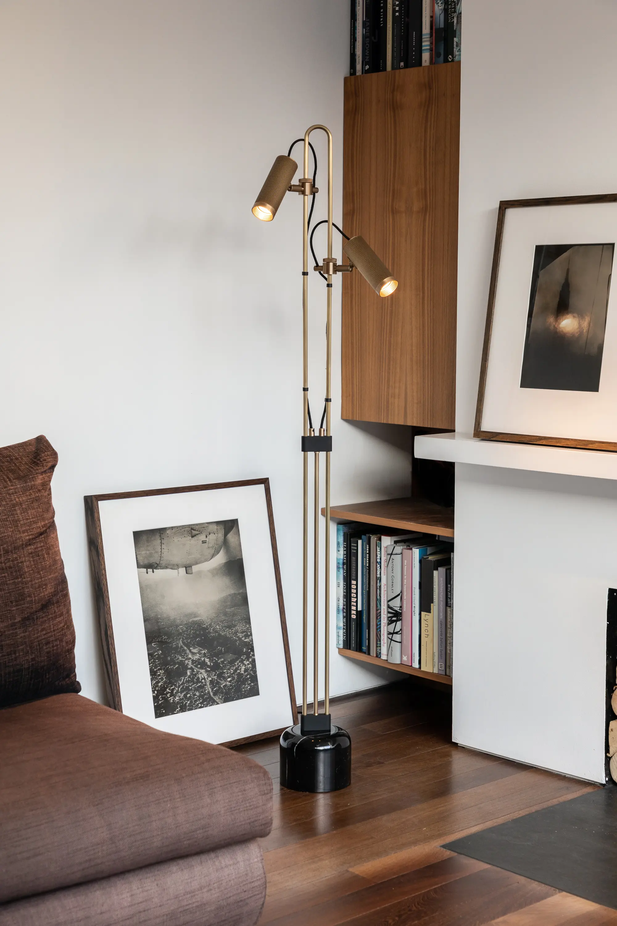 J. Adams & Co - Spot | Triple Ceiling Light - Antique Brass