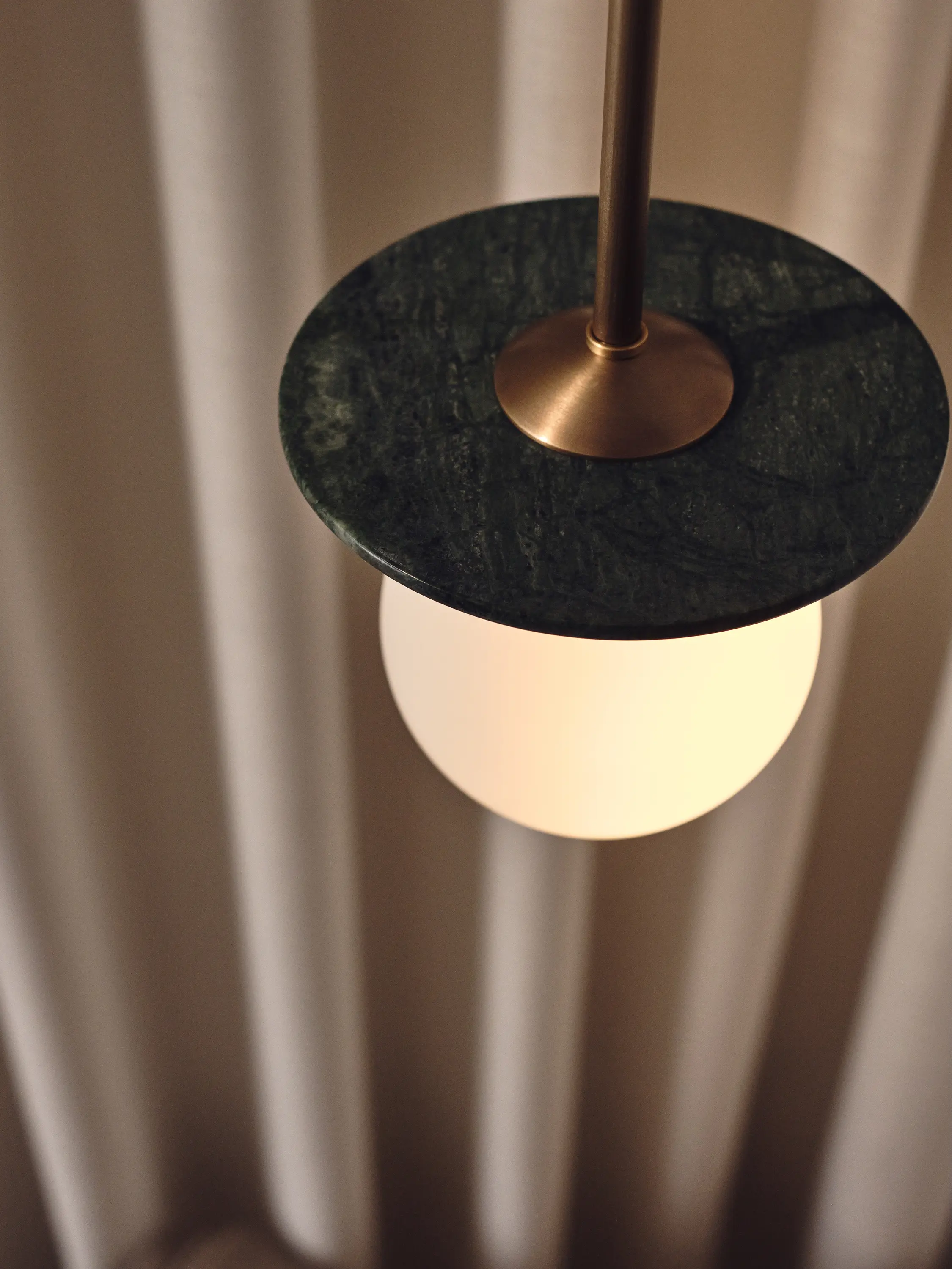J. Adams & Co - Orbit | Wall Light - Ridged Antique Brass