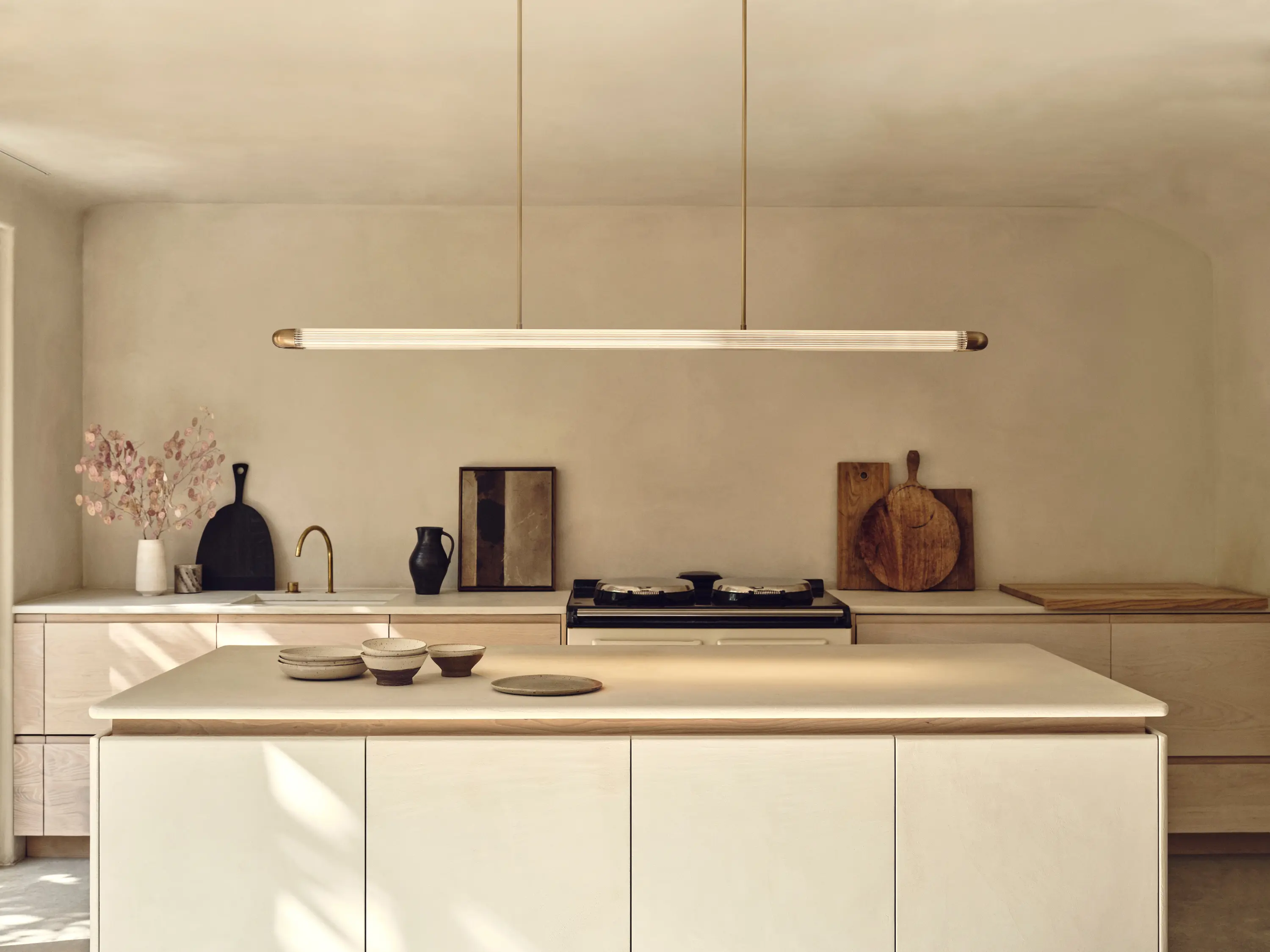 J. Adams & Co - Strata | 3200 Pendant - Satin Brass