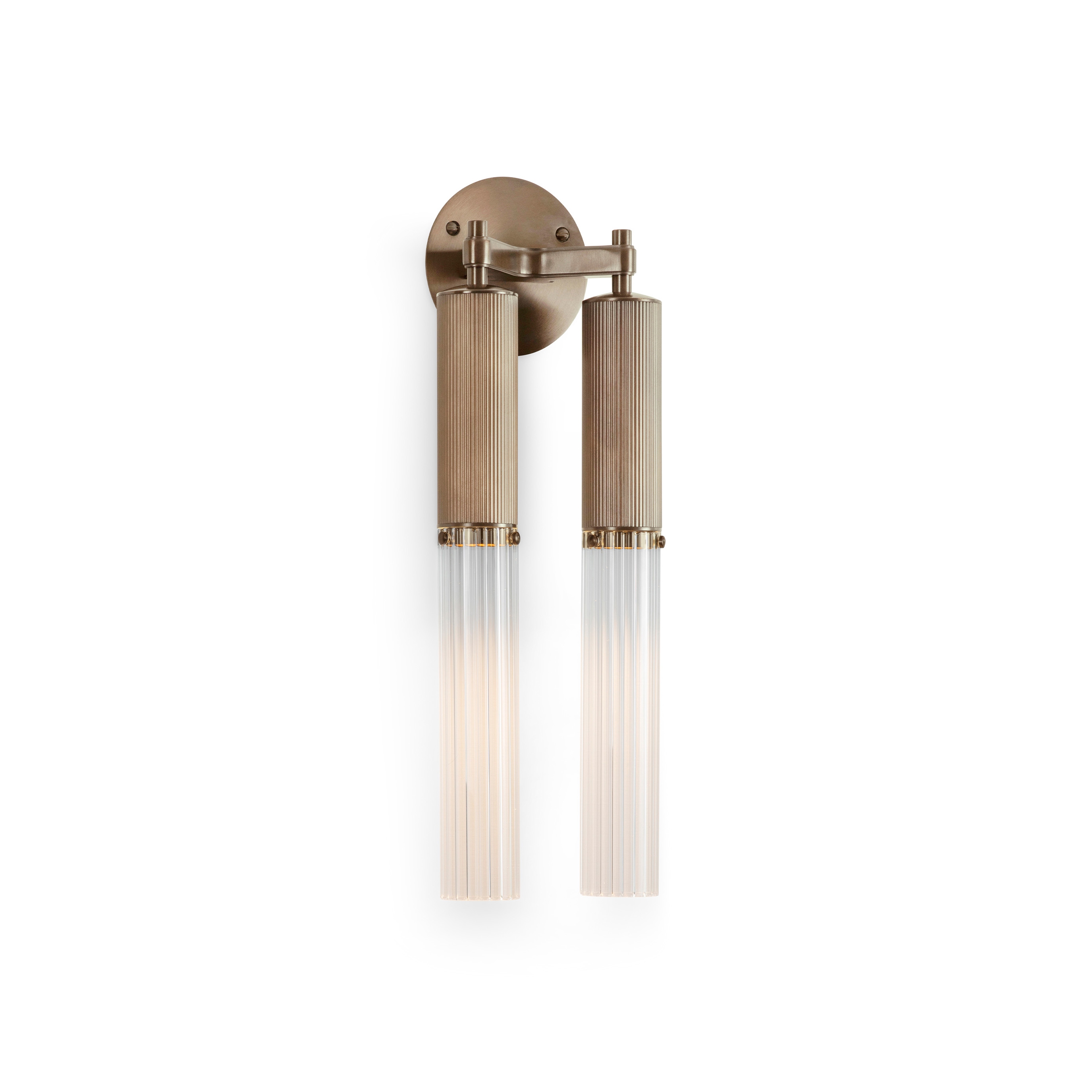 Produkt Flume | Double Wall Light - Antique Brass des Herstellers J. Adams & Co anzeigen