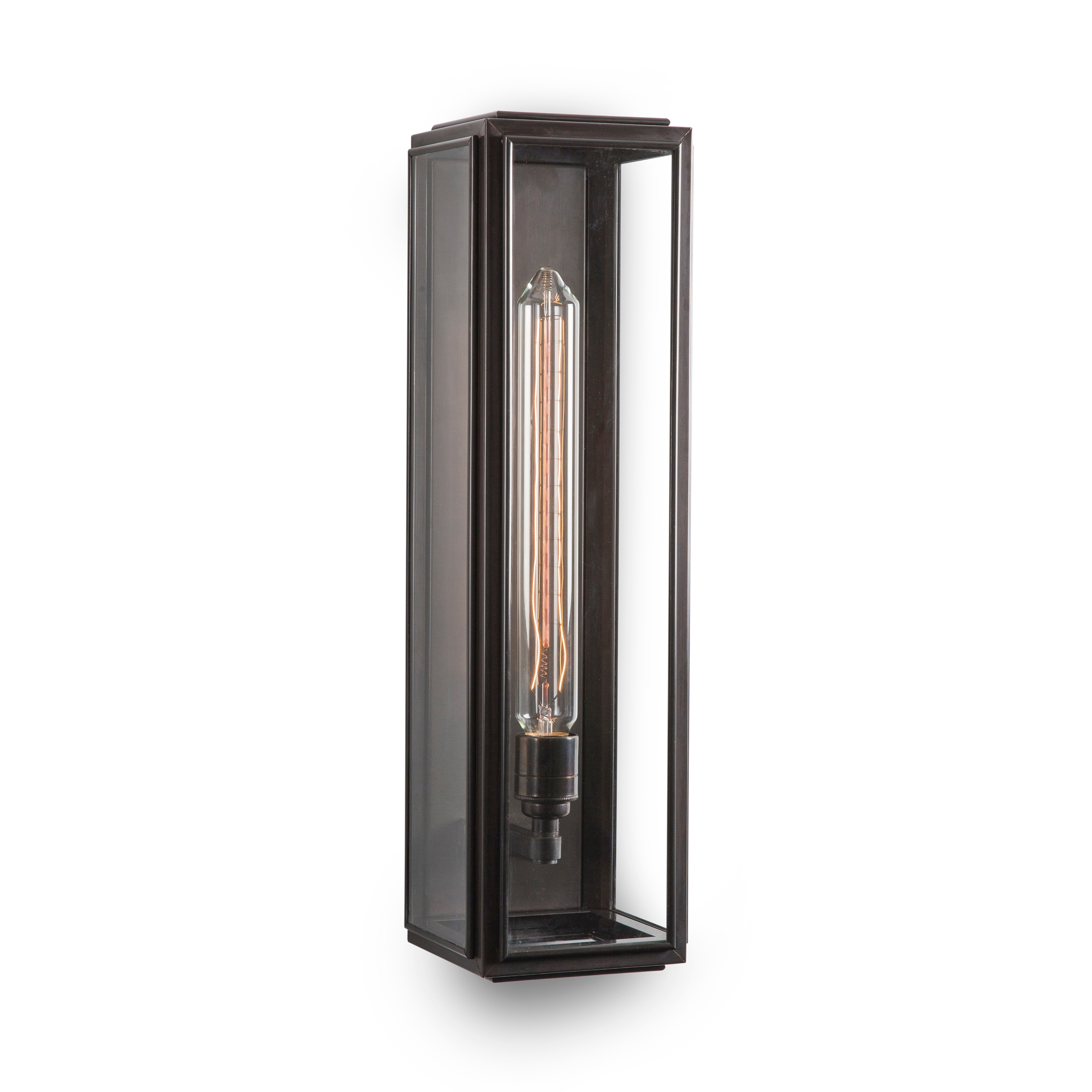 Produkt Lantern | Ash Wall Light - Large - Bronze & Clear Glass des Herstellers J. Adams & Co anzeigen