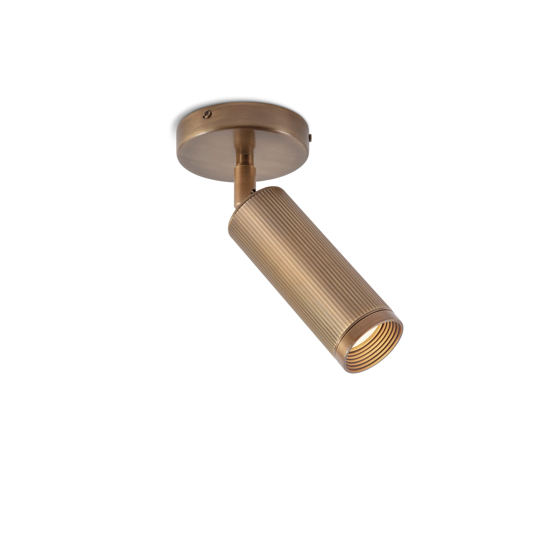 Spot | Single Ceiling Light - Antique Brass