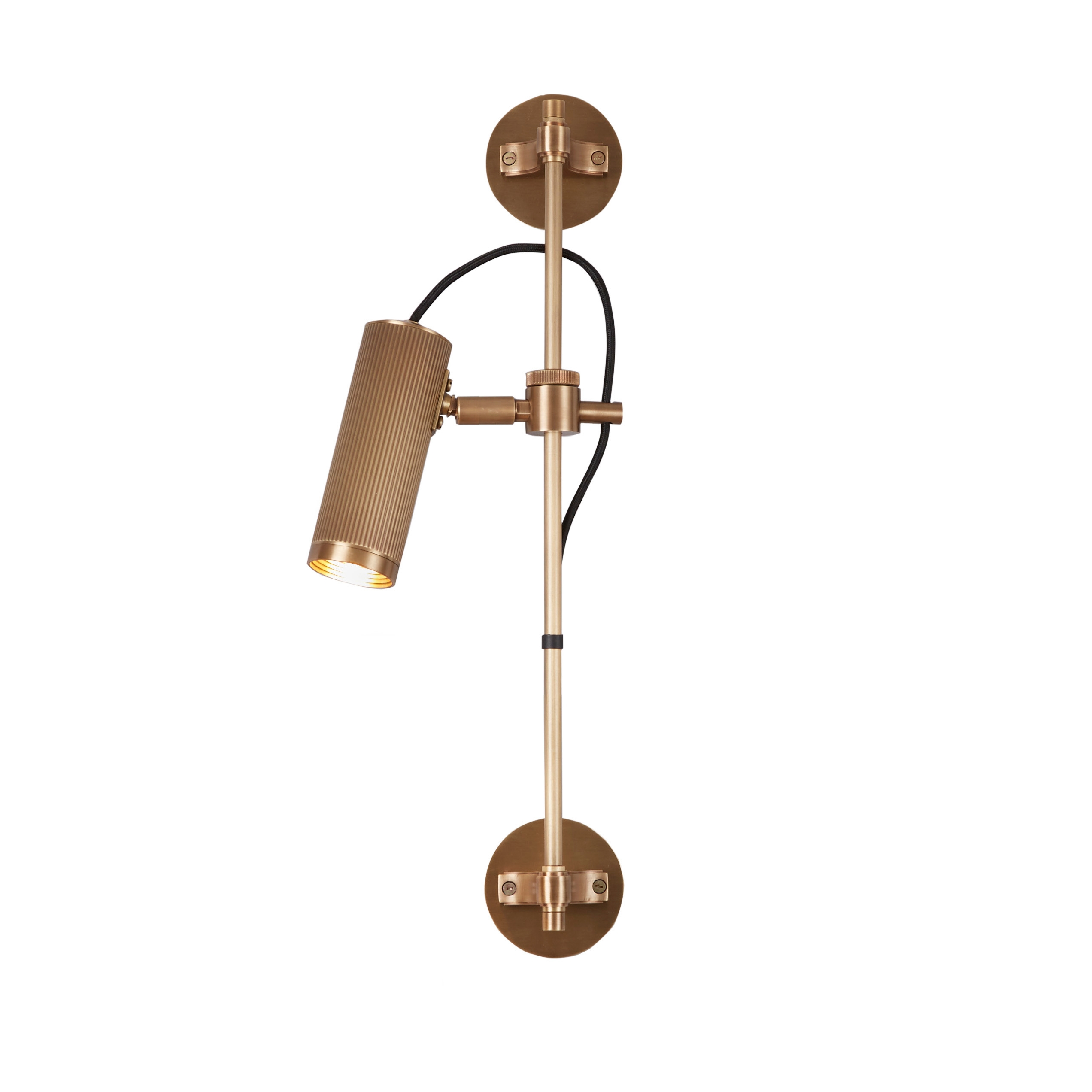 Mostrar el producto Spot | Wall Rail - Single Head - Antique Brass del fabricante J. Adams & Co