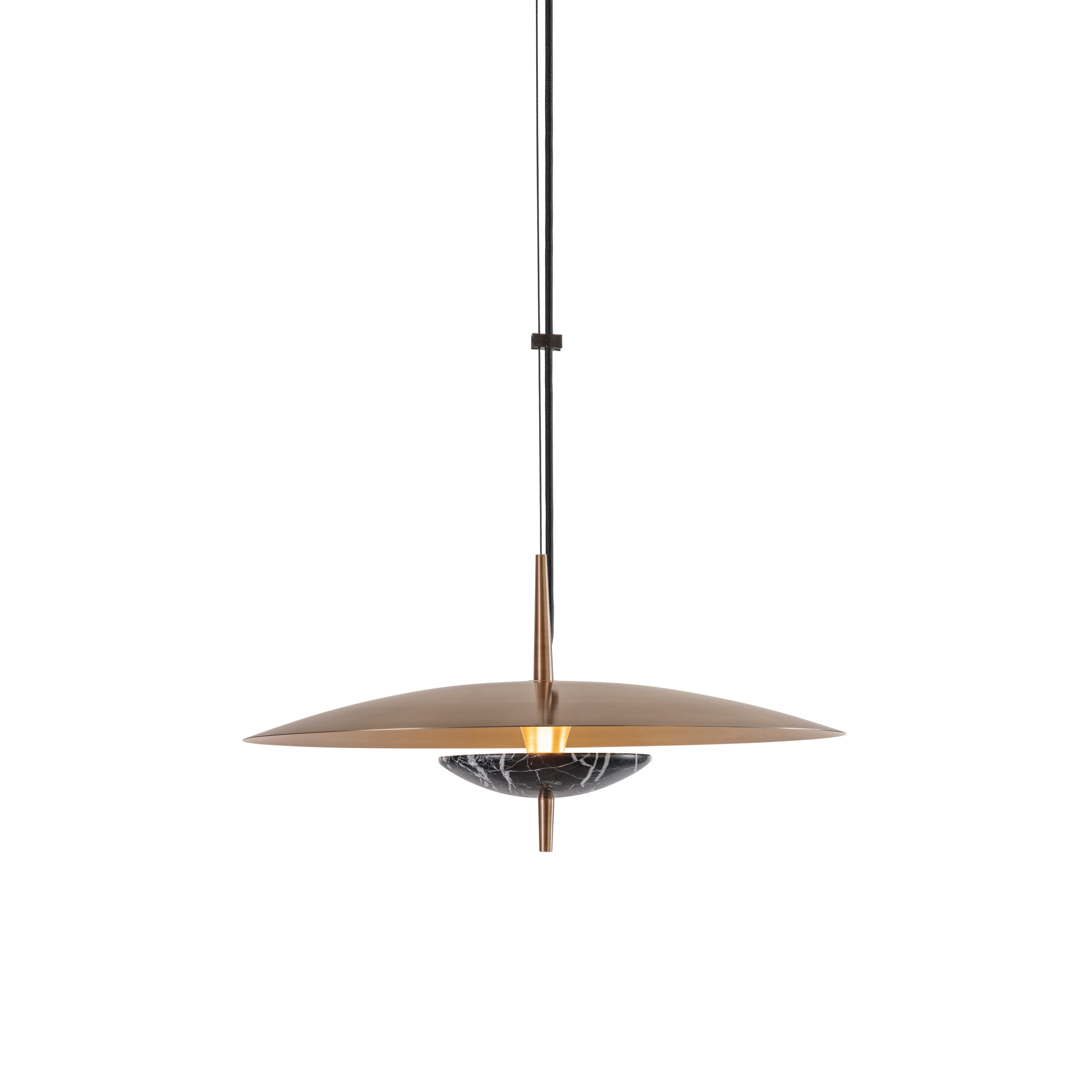 Luna | 450 Pendant - Black Marble