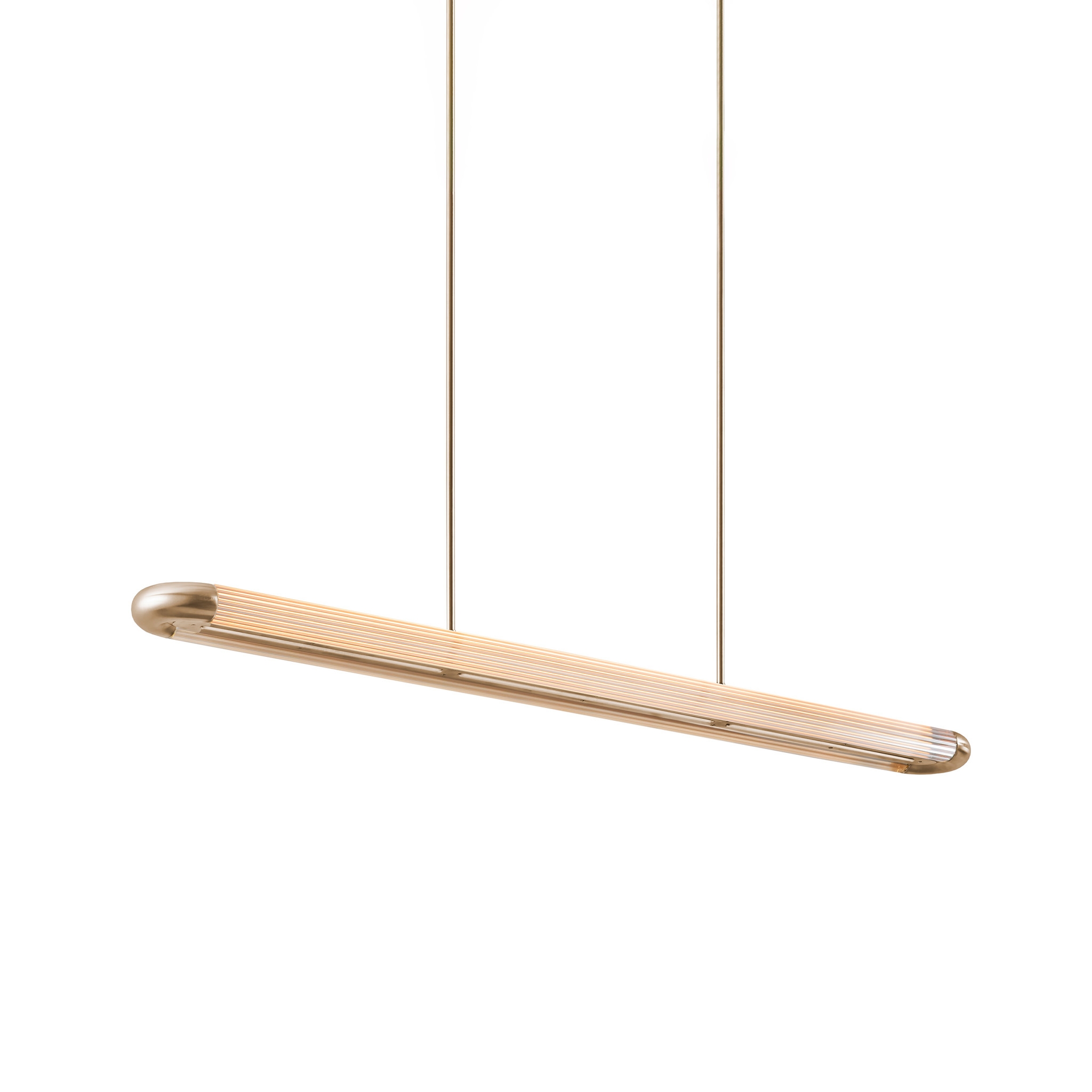 Strata | 1200 Pendant - Satin Brass