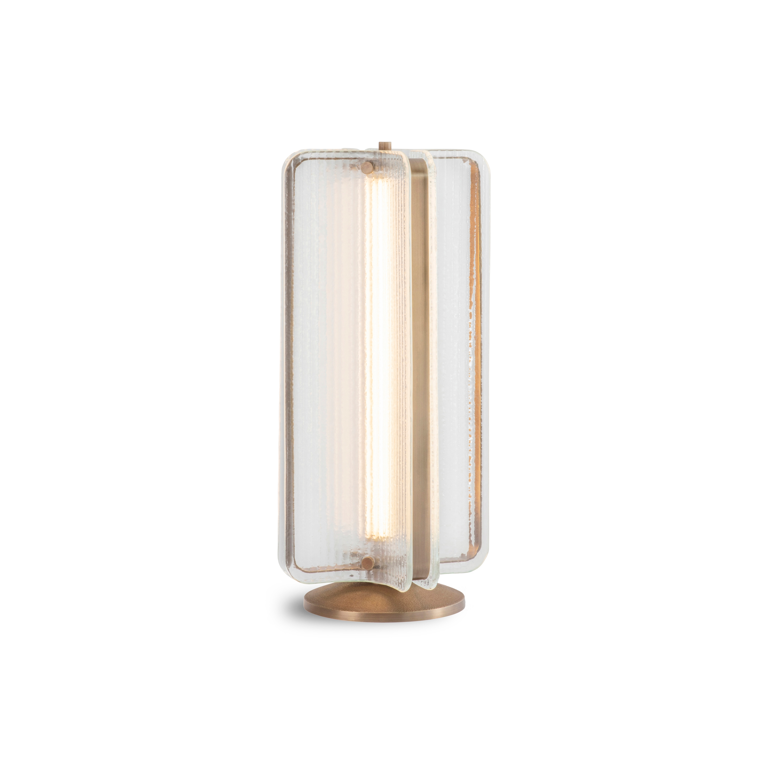 Display product Apex | Table Light - Antique Brass from manufacturer J. Adams & Co