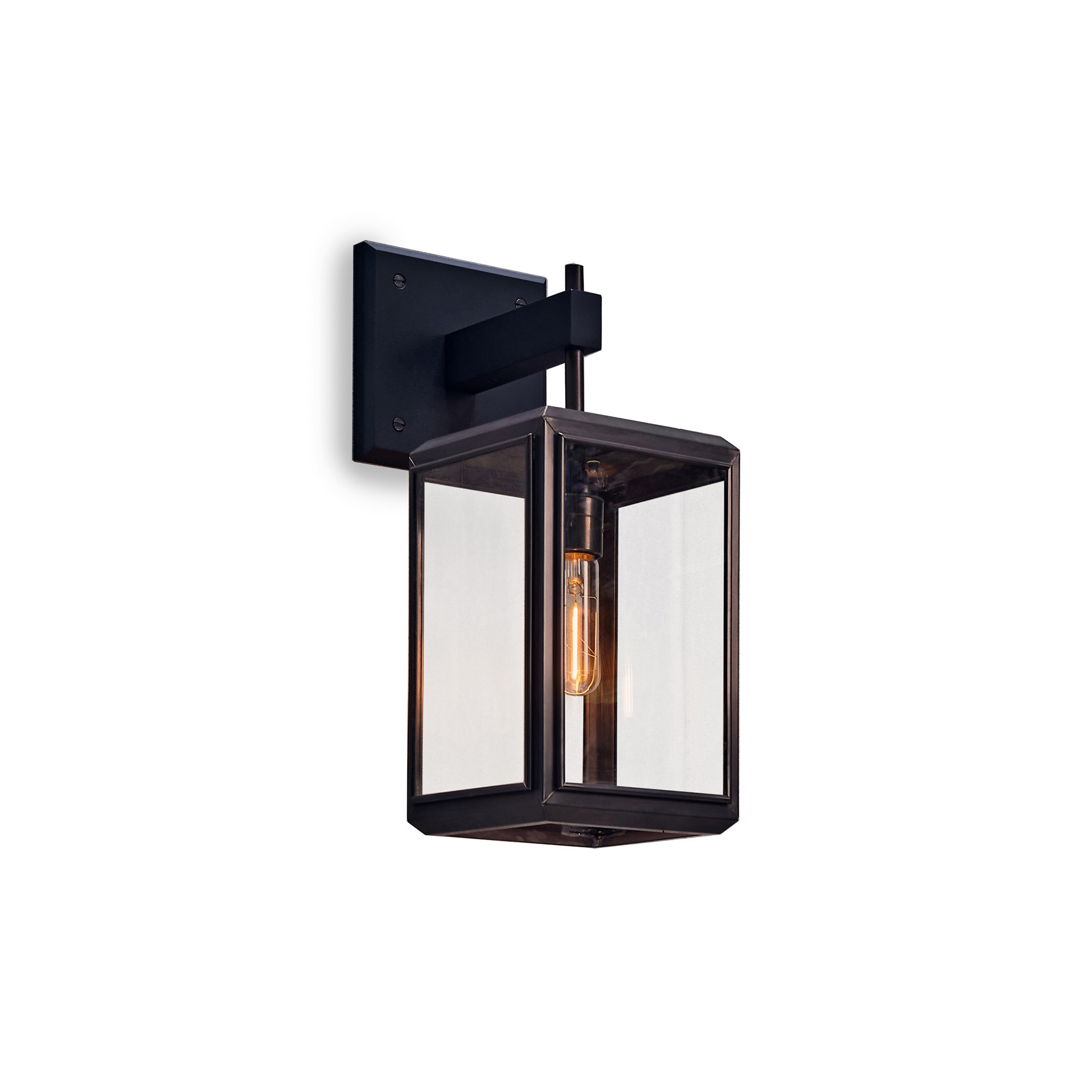 Lantern | Lilac Wall - Small - Bronze & Clear Glass