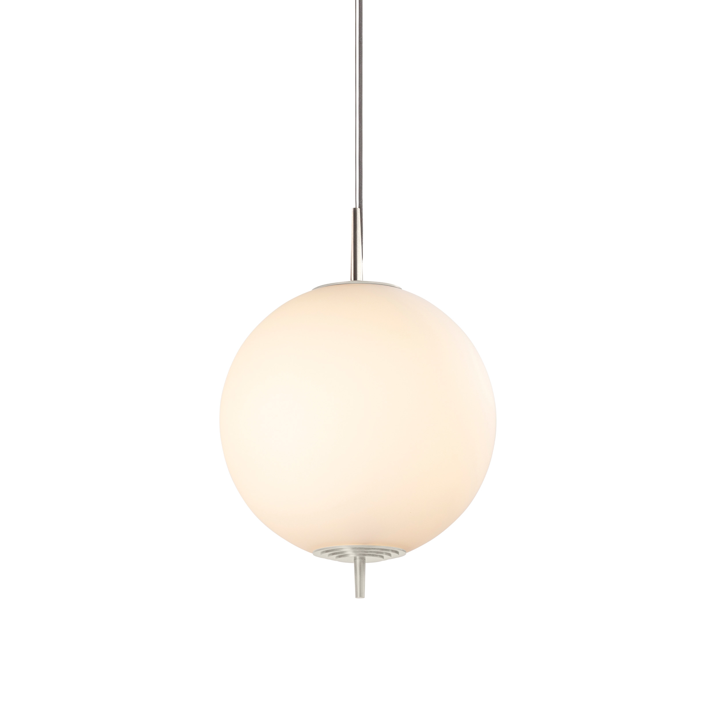 Display product Nova | Globe Pendant - Satin Nickel from manufacturer J. Adams & Co