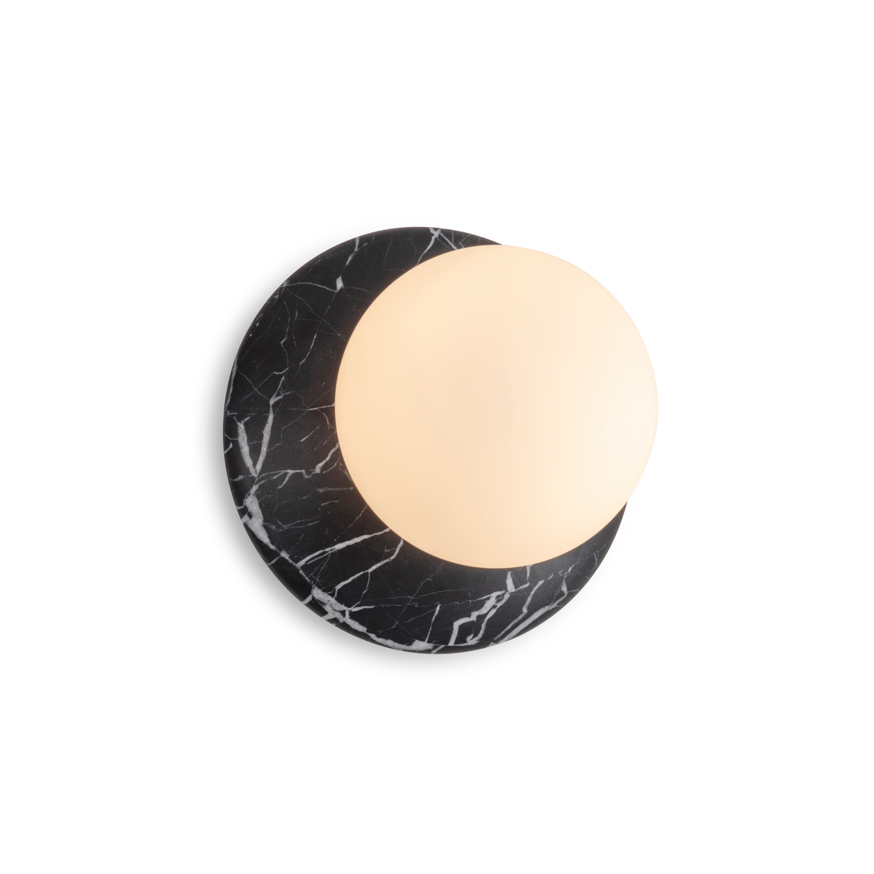 Orbit | Wall Light - Black Marble