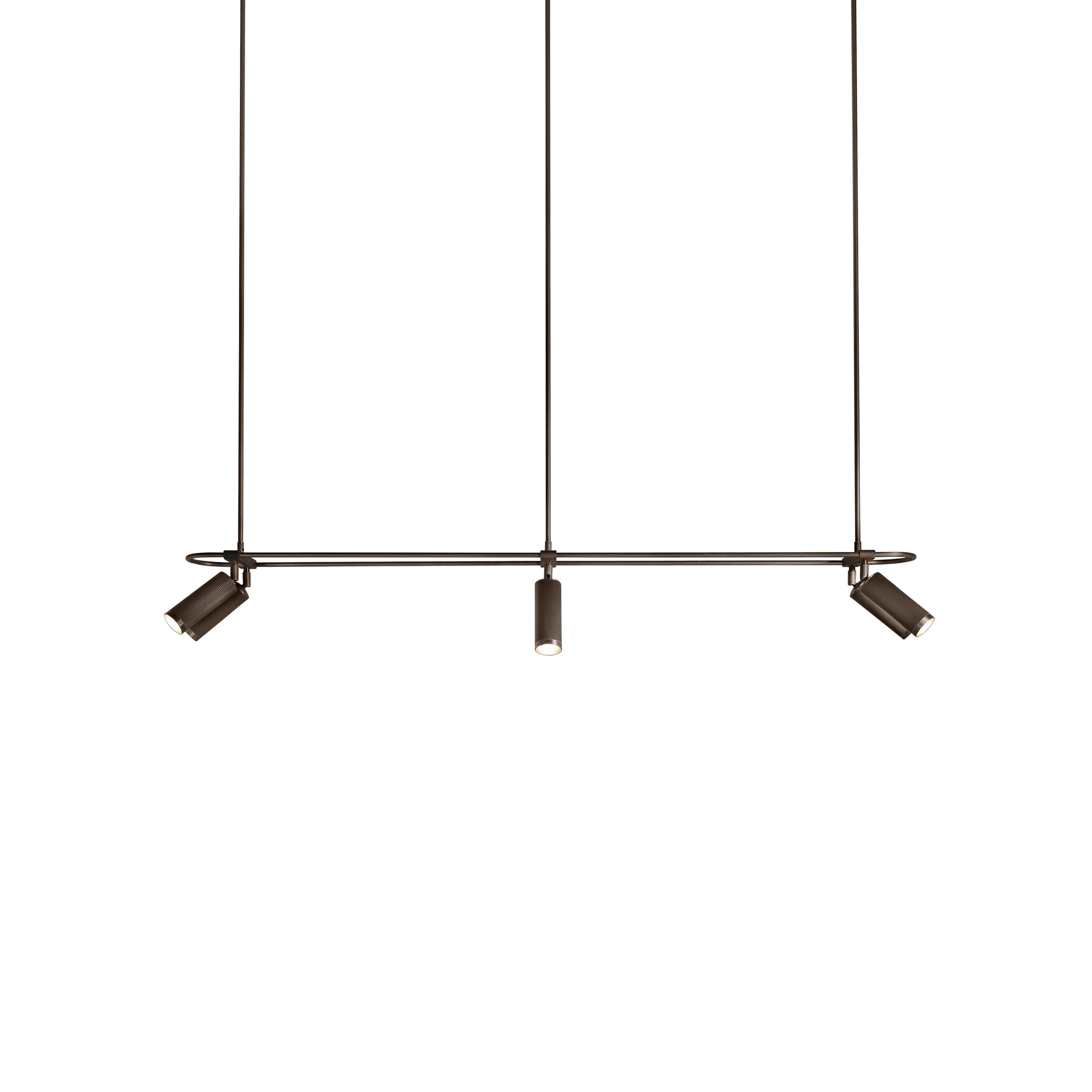 Spot | Pendant - 6 spots - 1400mm - Bronze