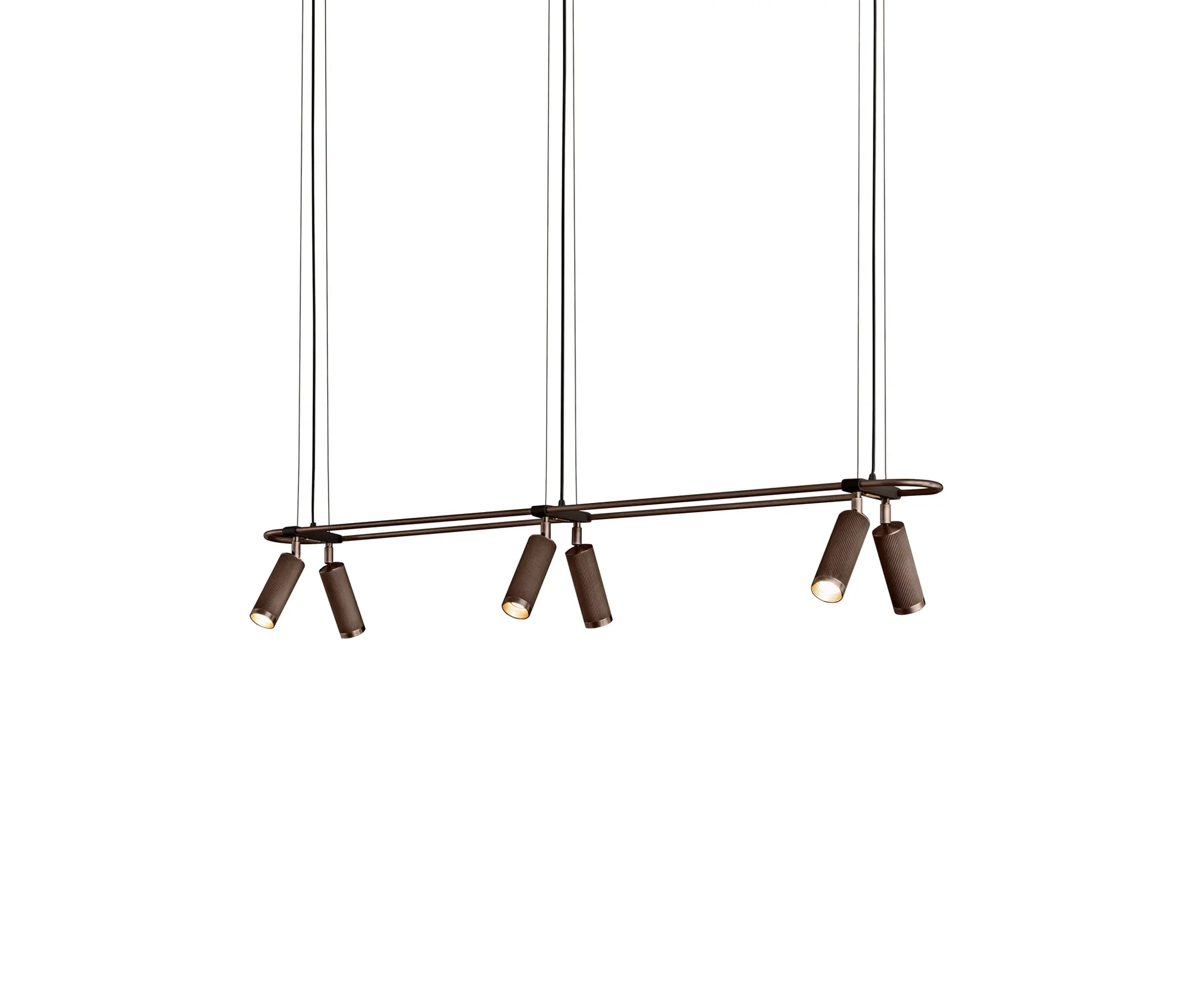 J. Adams & Co - Spot | Pendant - 6 spots - 1400mm - Bronze