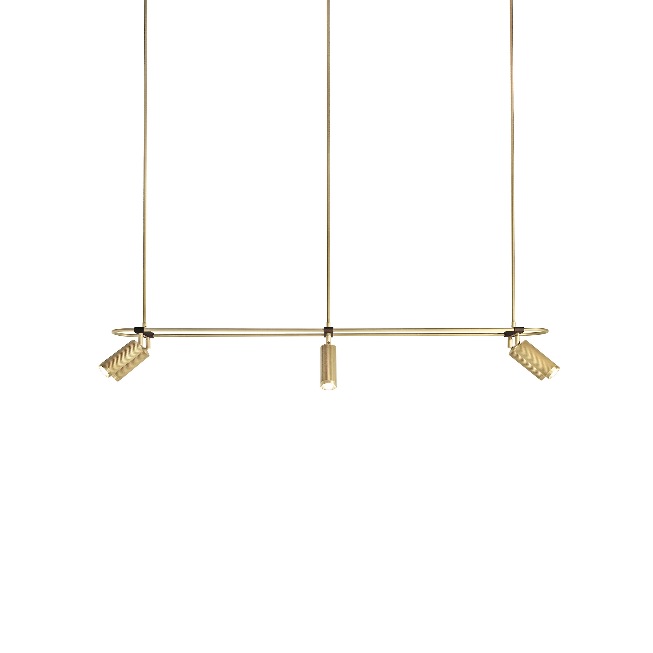 Produkt Spot | Pendant - 6 spots - 1400mm - Satin Brass des Herstellers J. Adams & Co anzeigen