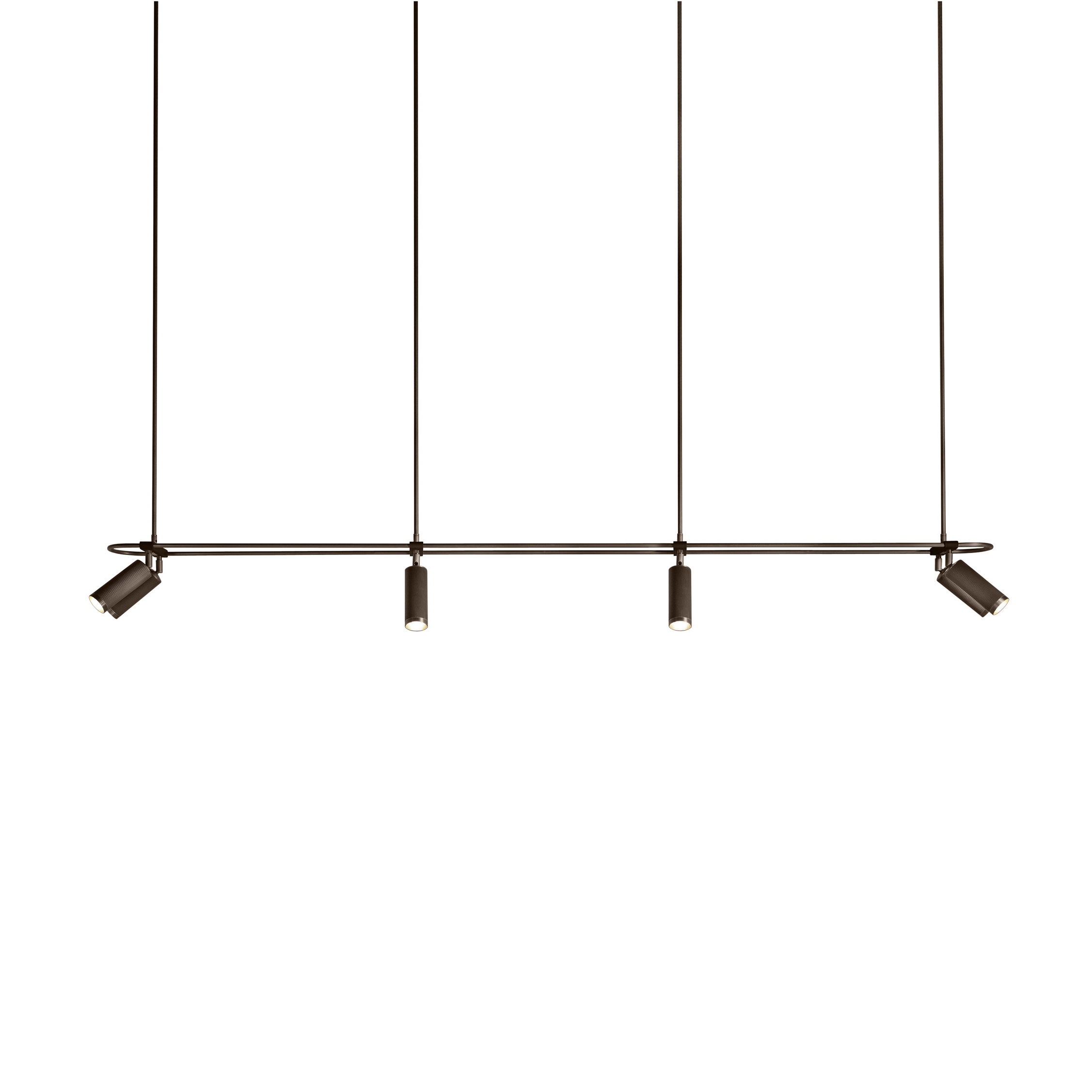 Spot | Pendant - 8 spots - 2000mm - Bronze