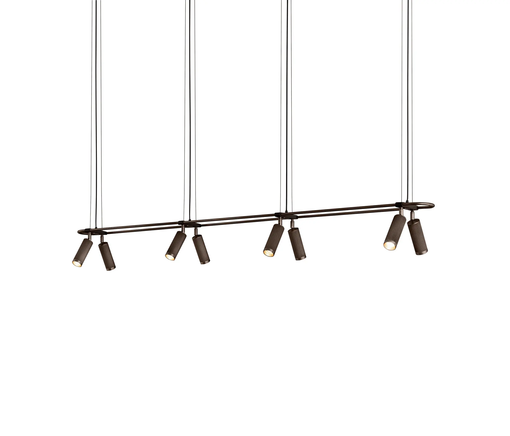 J. Adams & Co - Spot | Pendant - 8 spots - 2000mm - Bronze