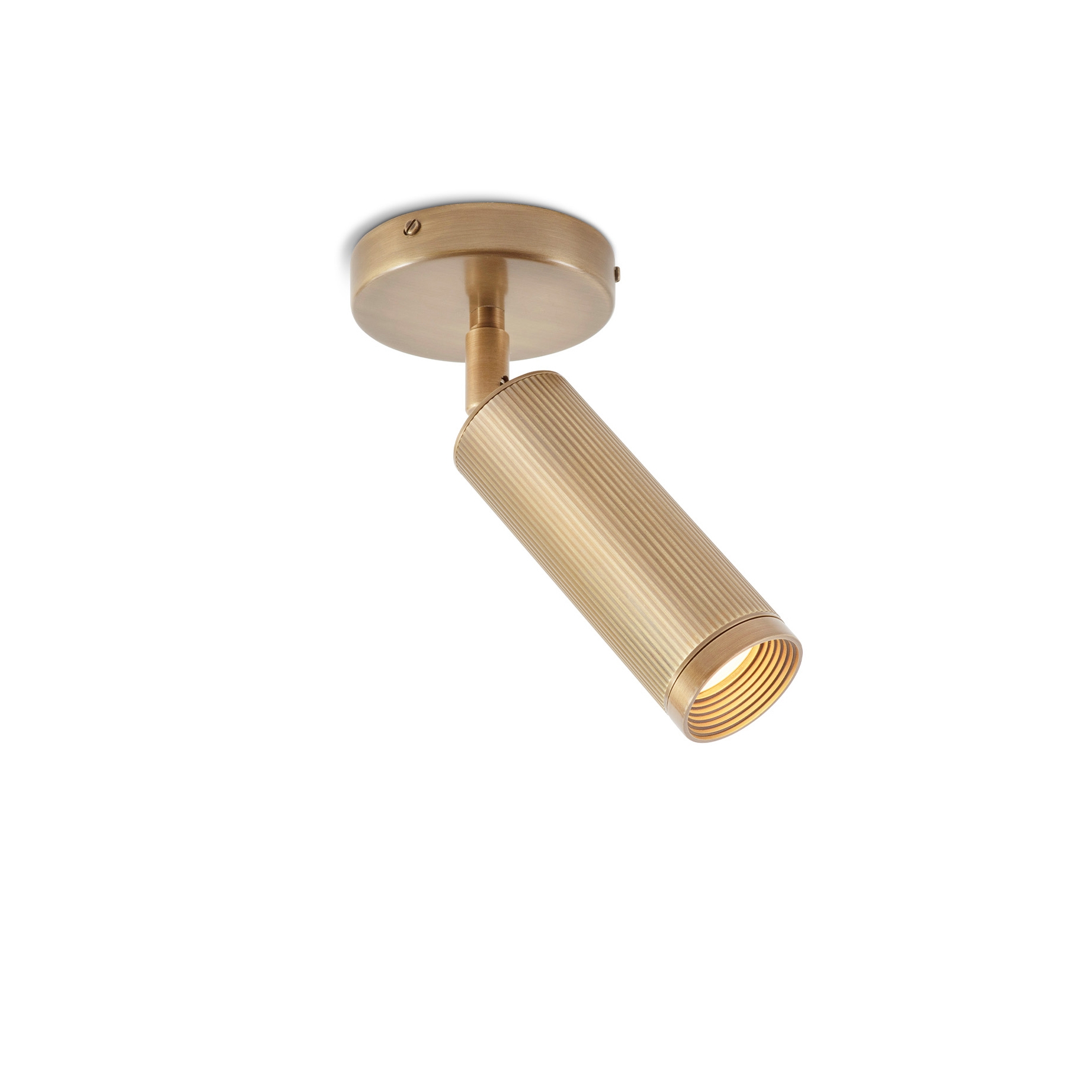 Spot | Single Ceiling Light - Satin Brass