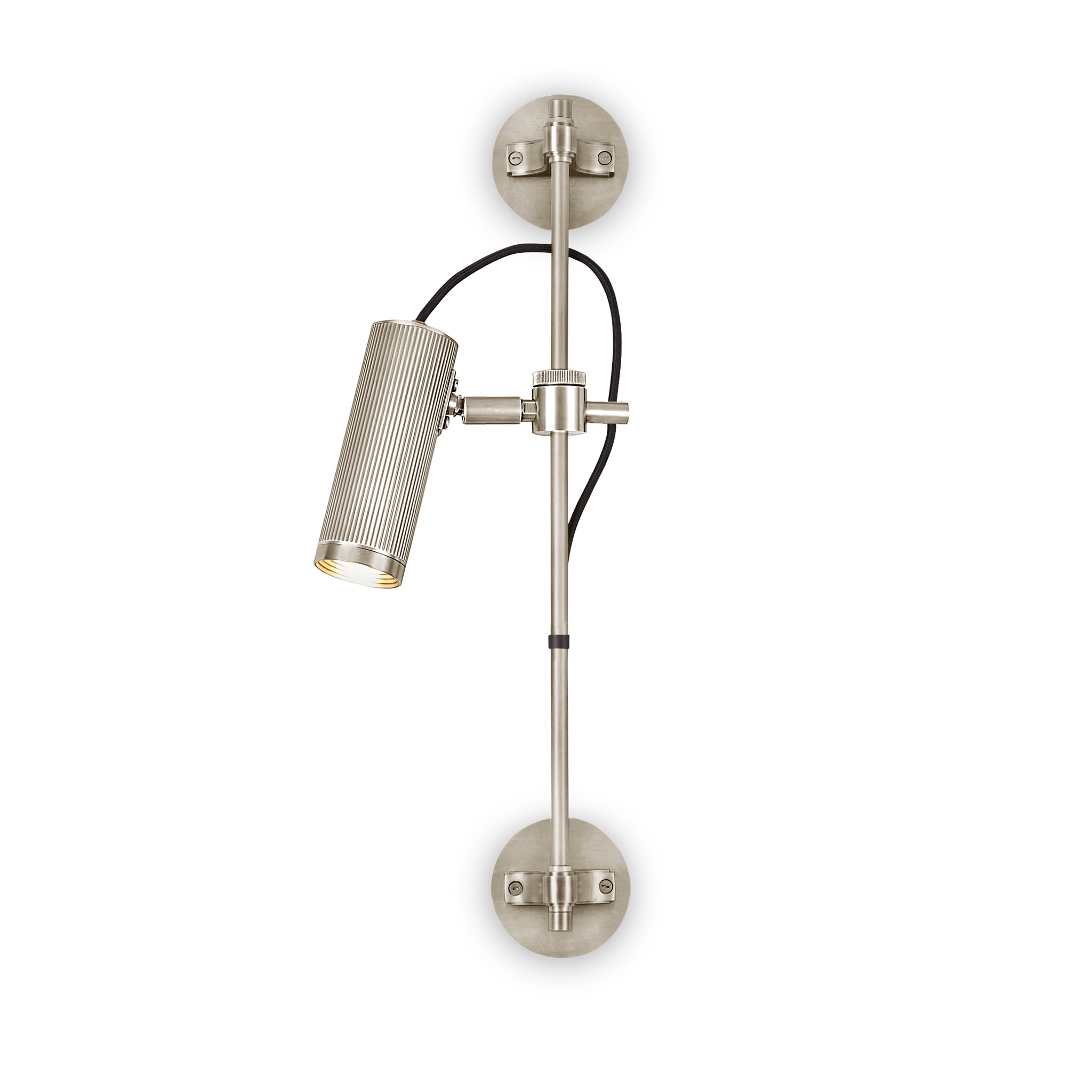 Spot | Wall Rail - Single Head - Satin Nickel
