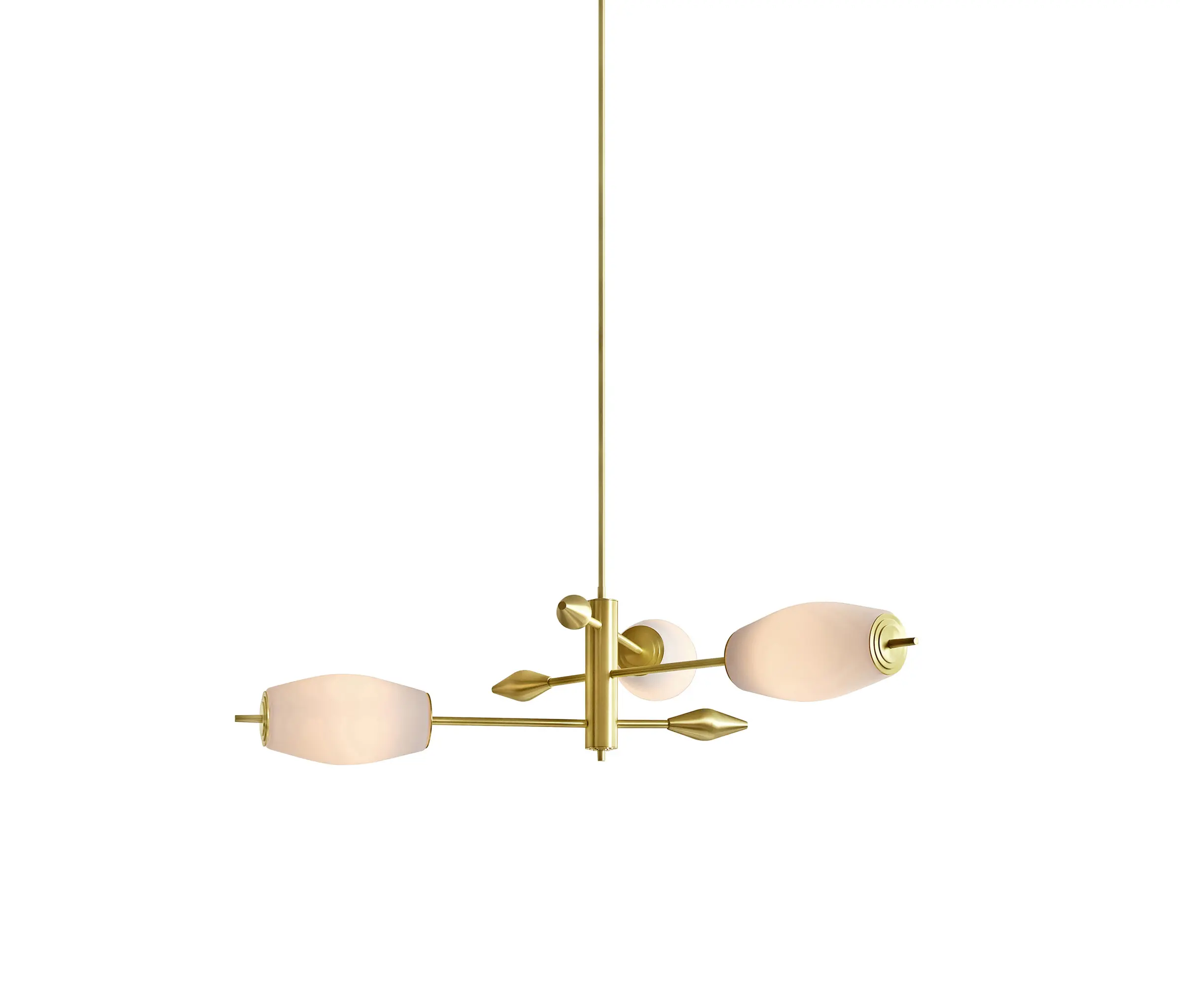 J. Adams & Co - Supernova 3 | Pendant - Satin Brass