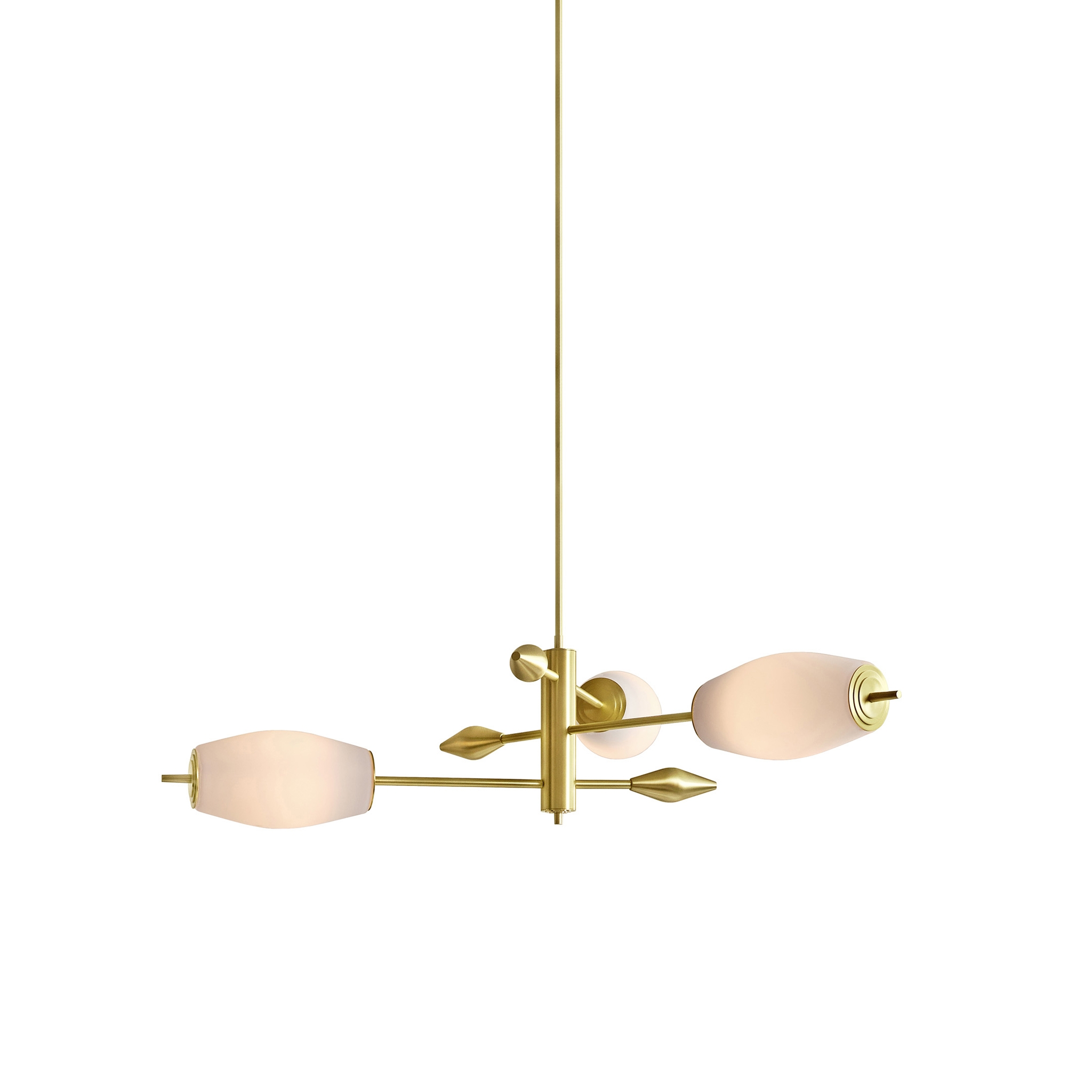 Supernova 3 | Pendant - Satin Brass