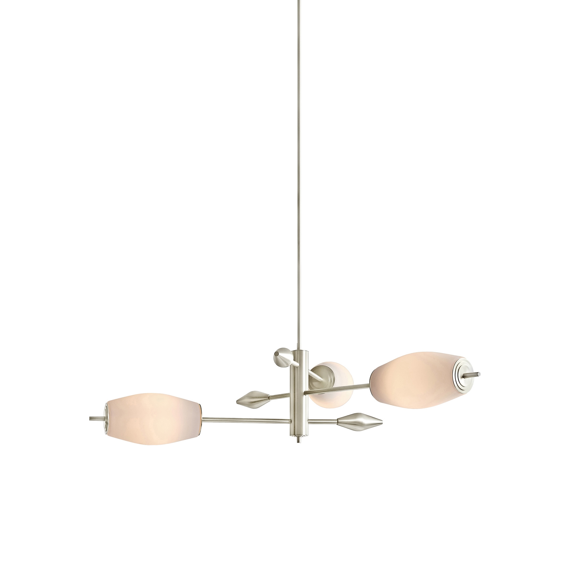 Mostrar el producto Supernova 3 | Pendant - Satin Nickel del fabricante J. Adams & Co