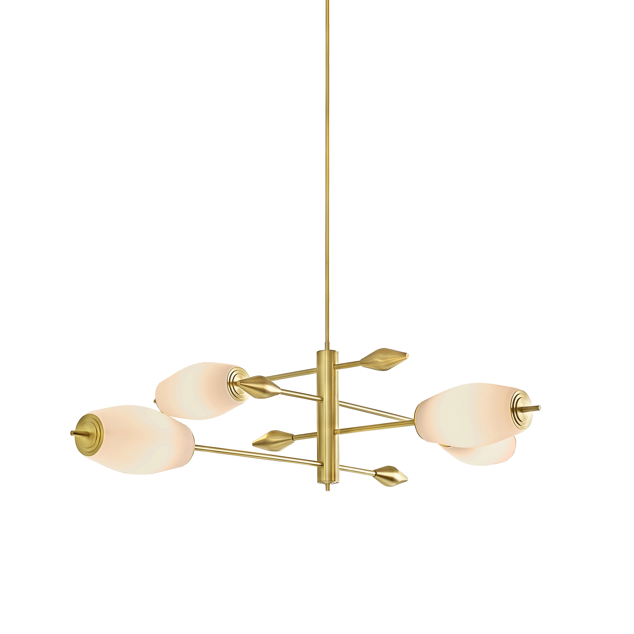 Supernova 4 | Pendant - Satin Brass