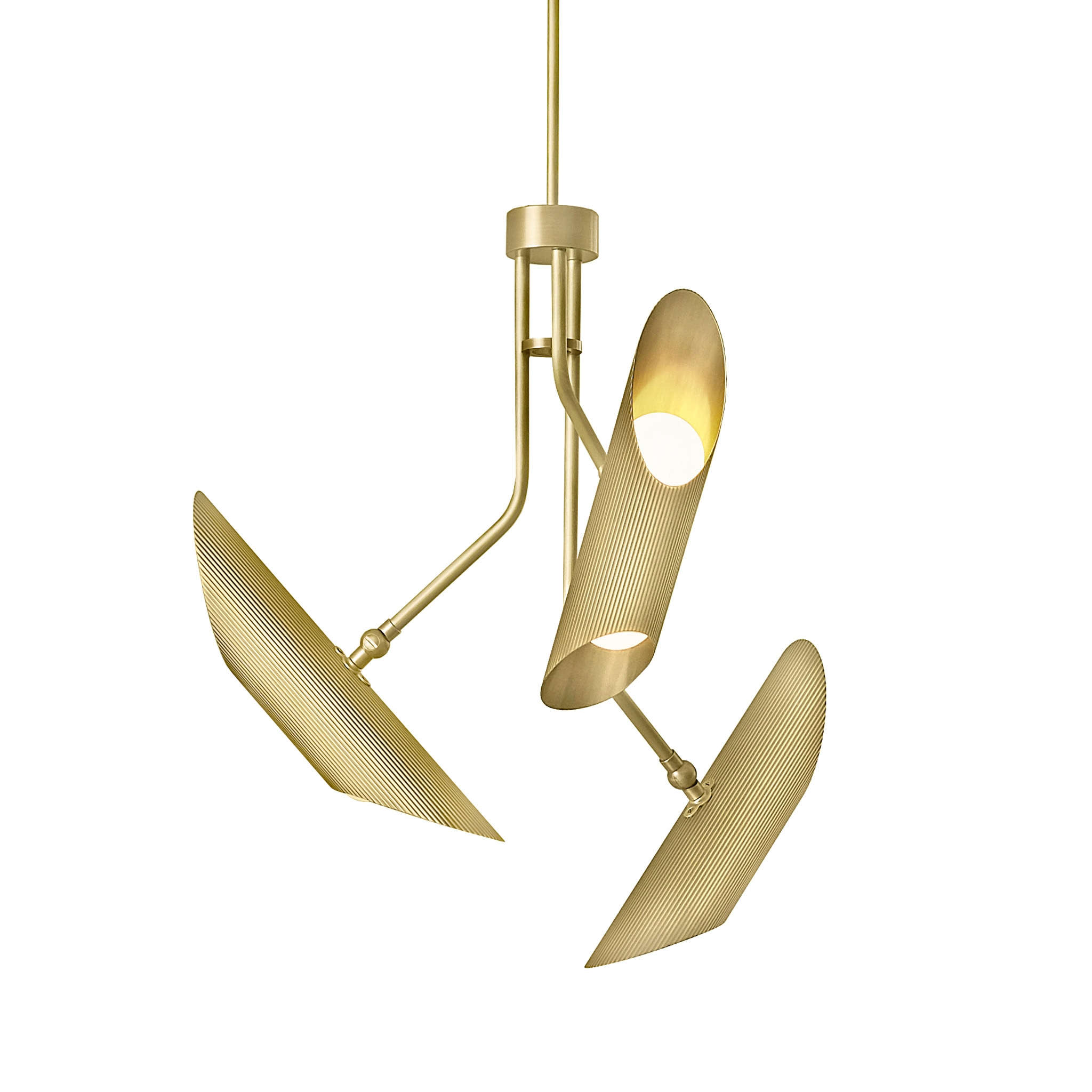 Vector | Pendant - Satin Brass