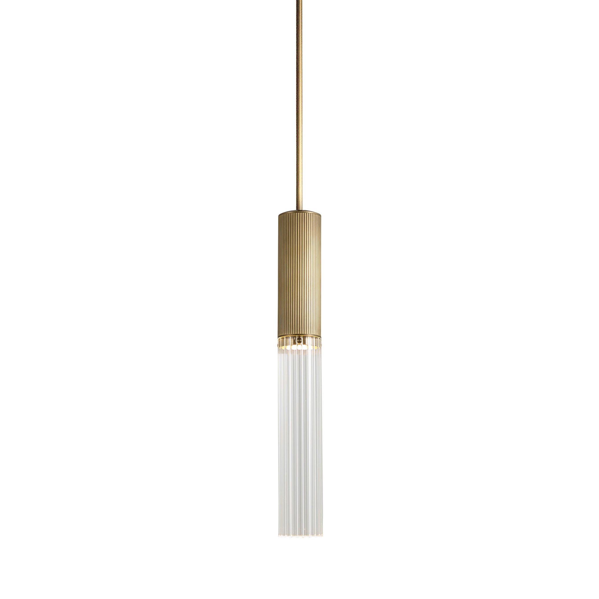 Display product Flume | 50 Pendant - Antique Brass from manufacturer J. Adams & Co