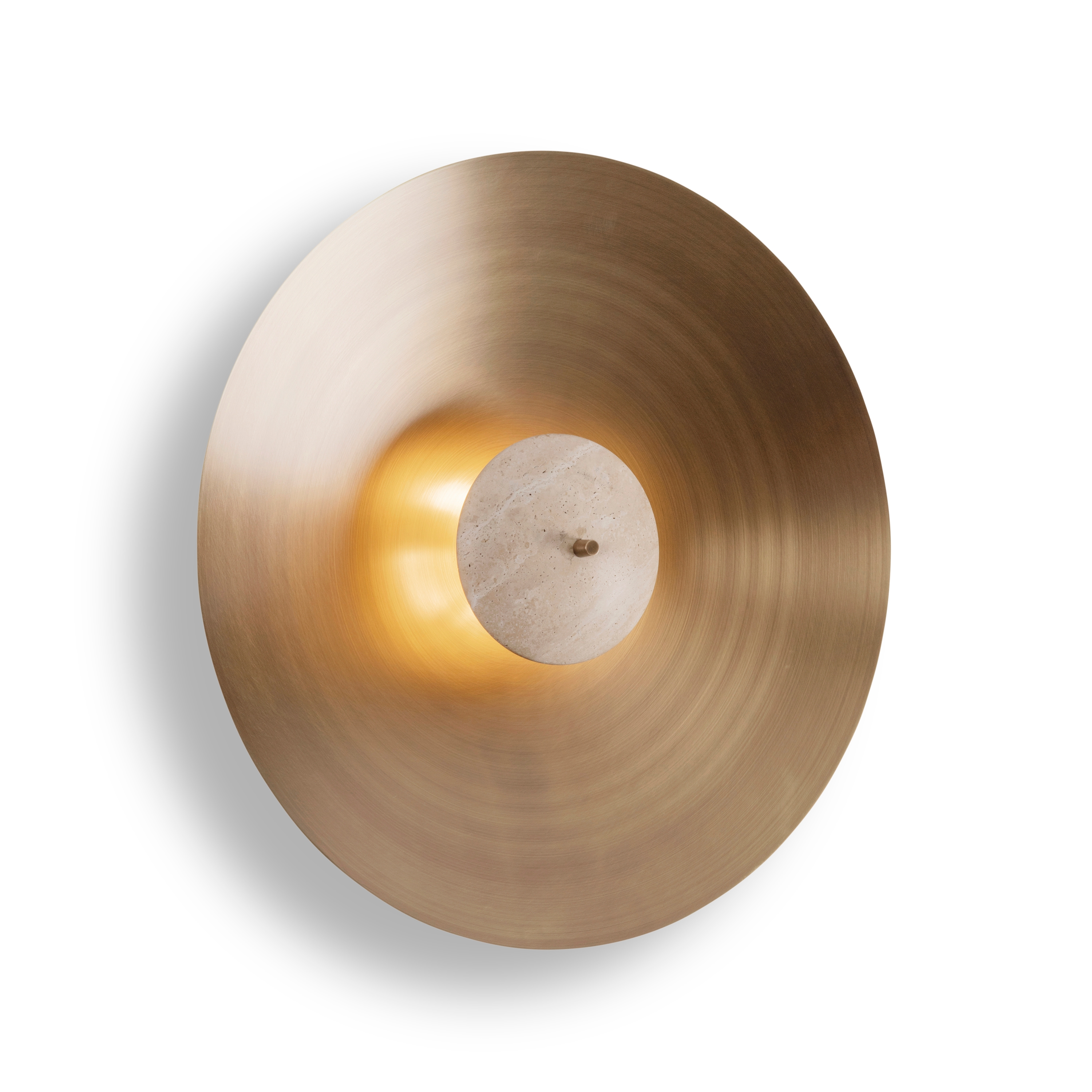 Display product Luna | 550 Wall Light - Travertine from manufacturer J. Adams & Co