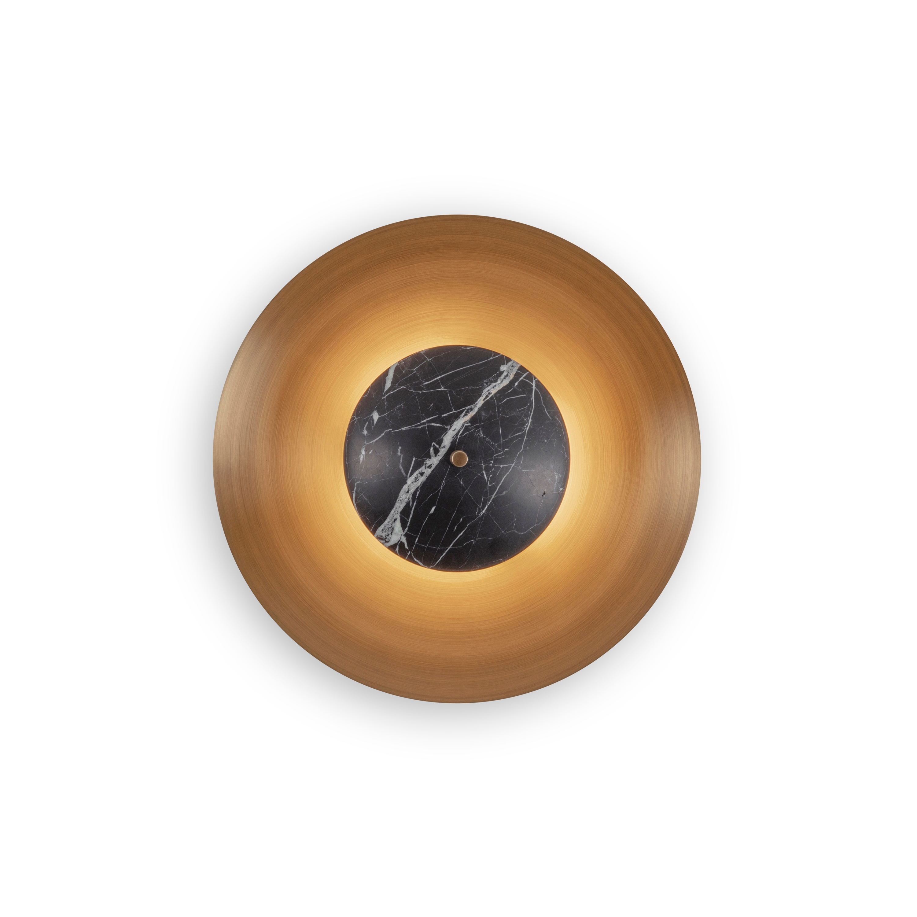 Luna | 350 Wall Light - Black Marble
