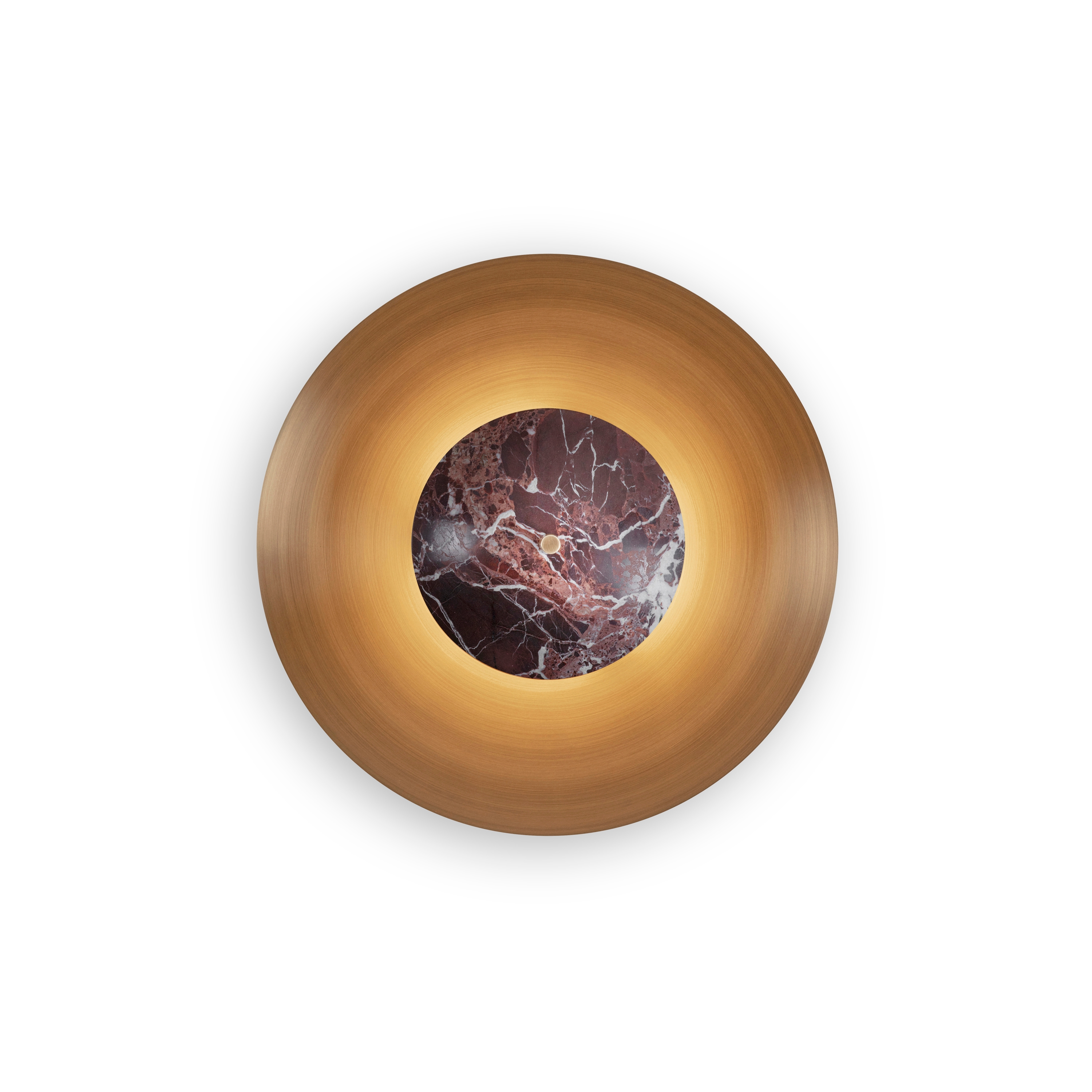 Mostra il prodotto Luna | 350 Wall Light - Red Marble del produttore J. Adams & Co