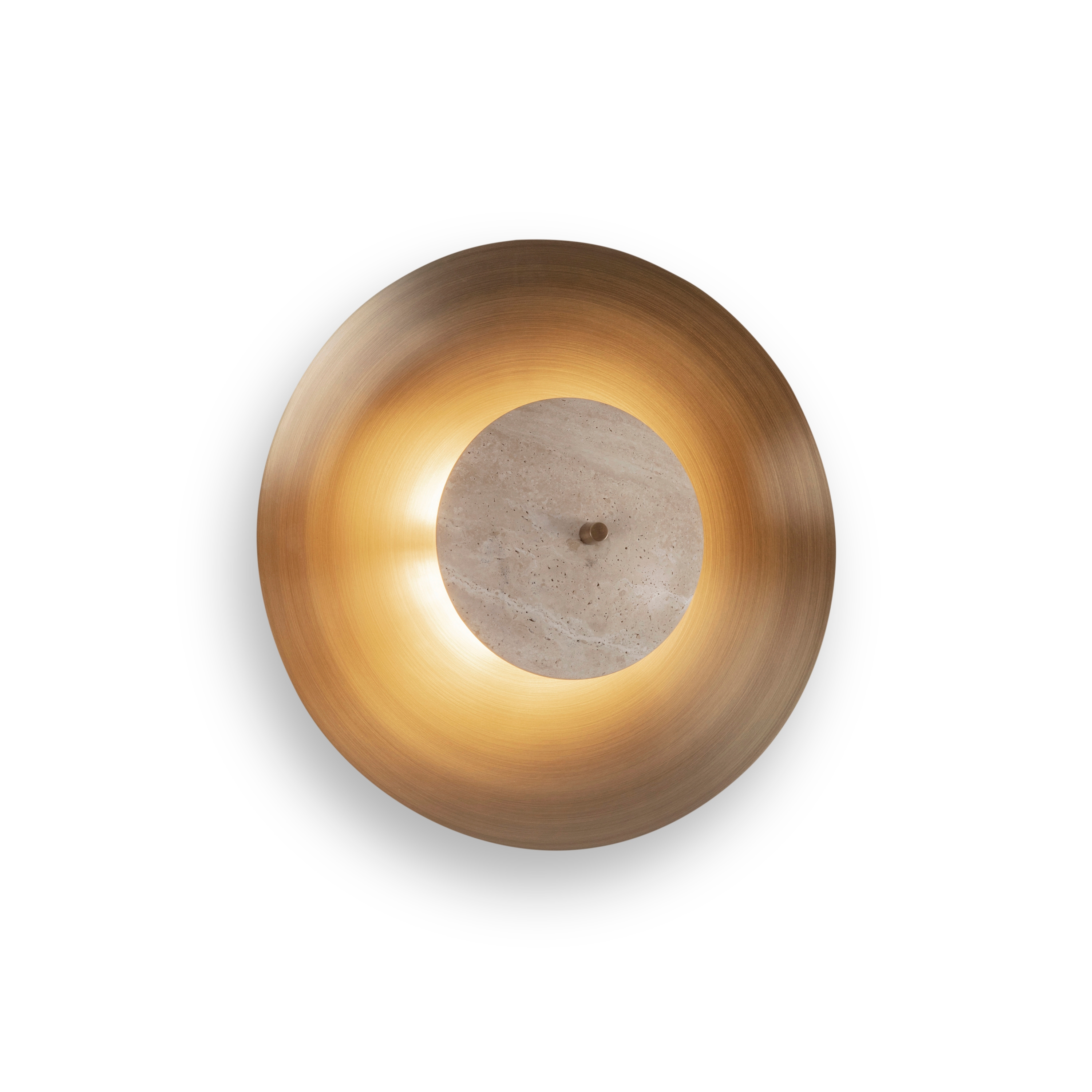 Luna | 350 Wall Light - Travertine