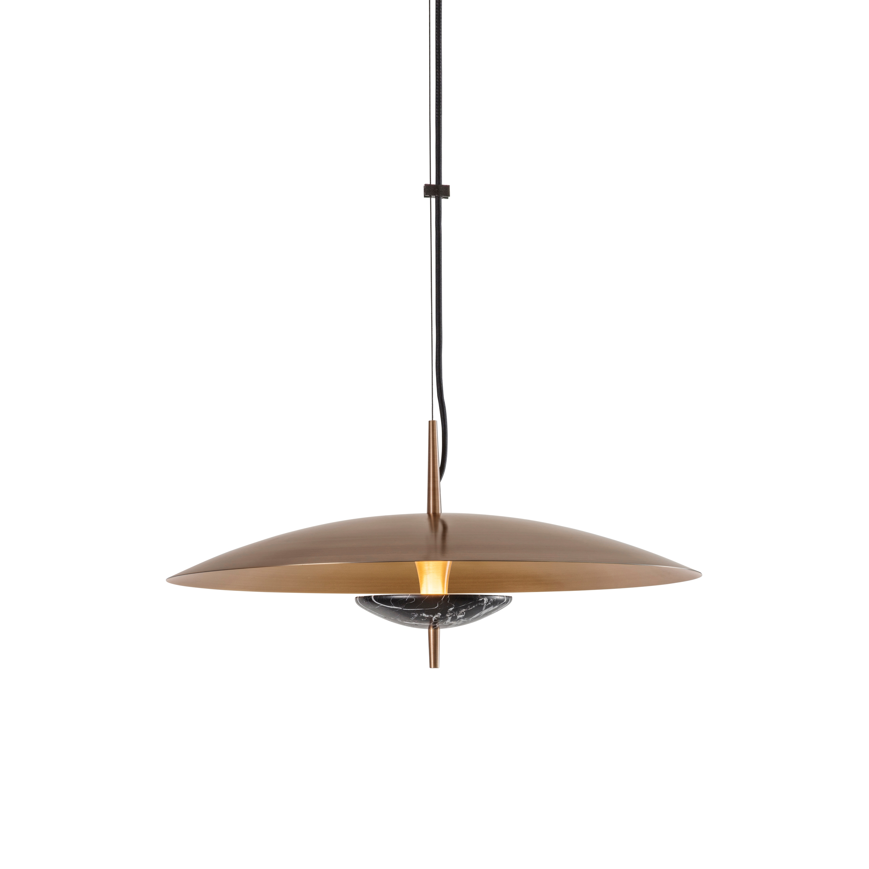 Luna | 550 Pendant - Black Marble