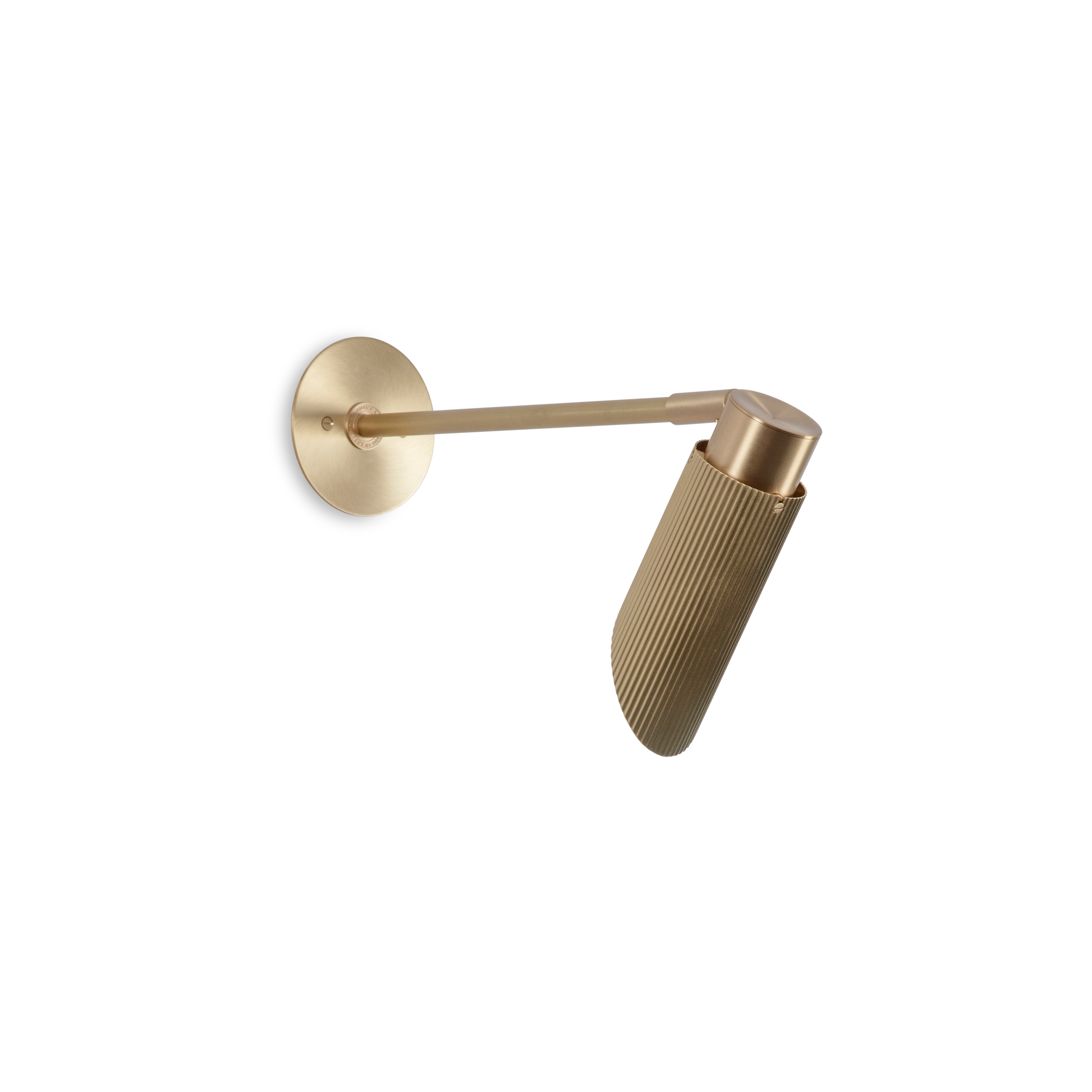 Display product Spot Pro | Wallwash - 250 Arm - Satin Brass from manufacturer J. Adams & Co