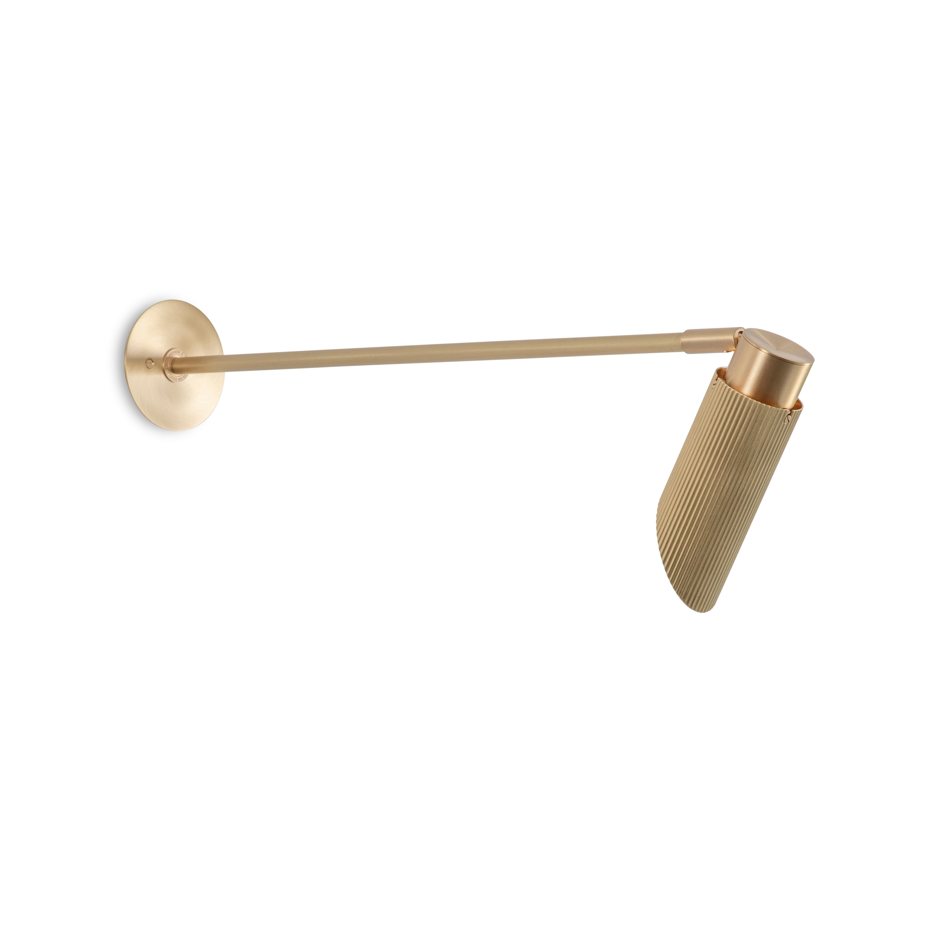 Display product Spot Pro | Wallwash - 500 Arm - Satin Brass from manufacturer J. Adams & Co