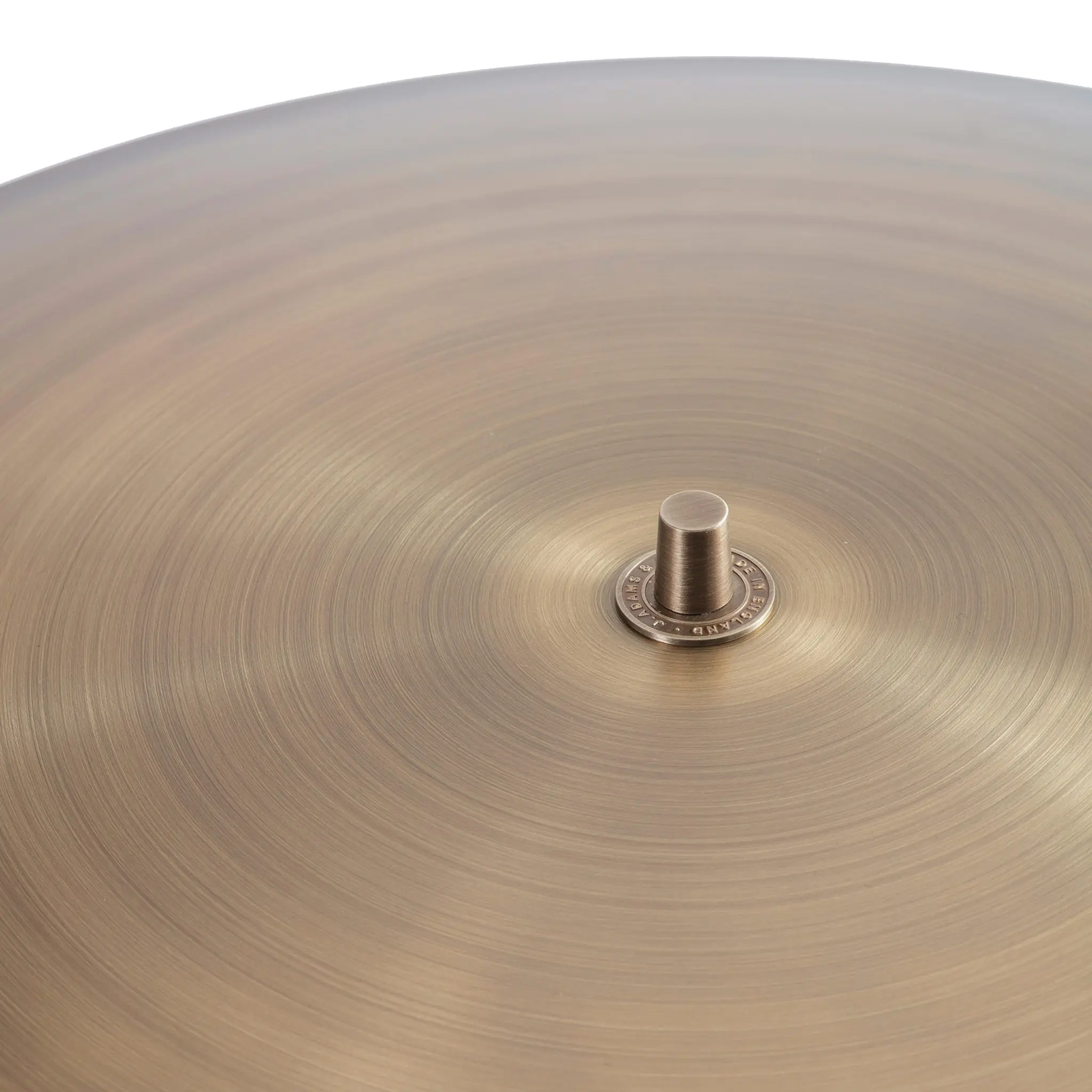 J. Adams & Co - Luna | Table - Antique Brass & Red Marble