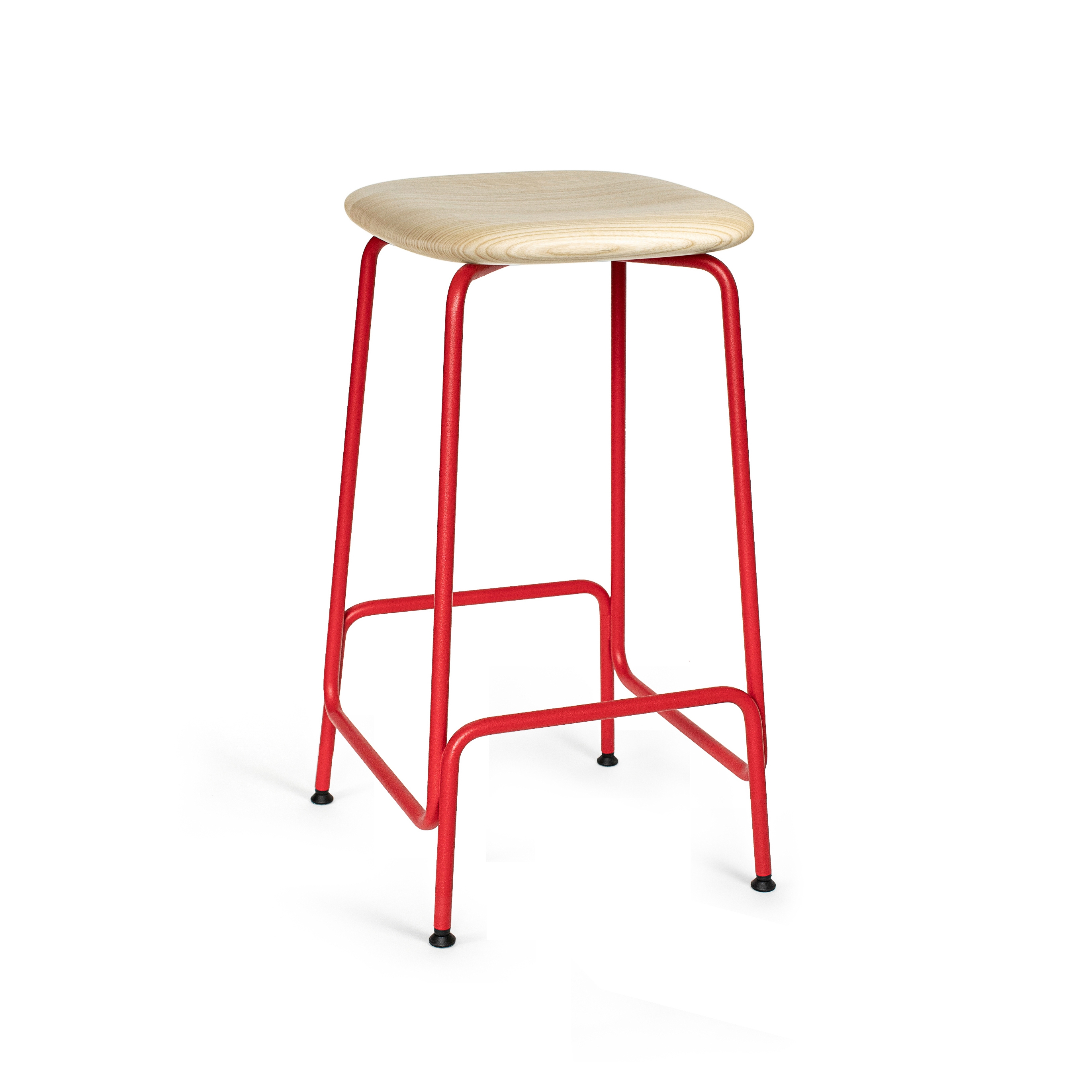 Equo Barstool ash natural red medium