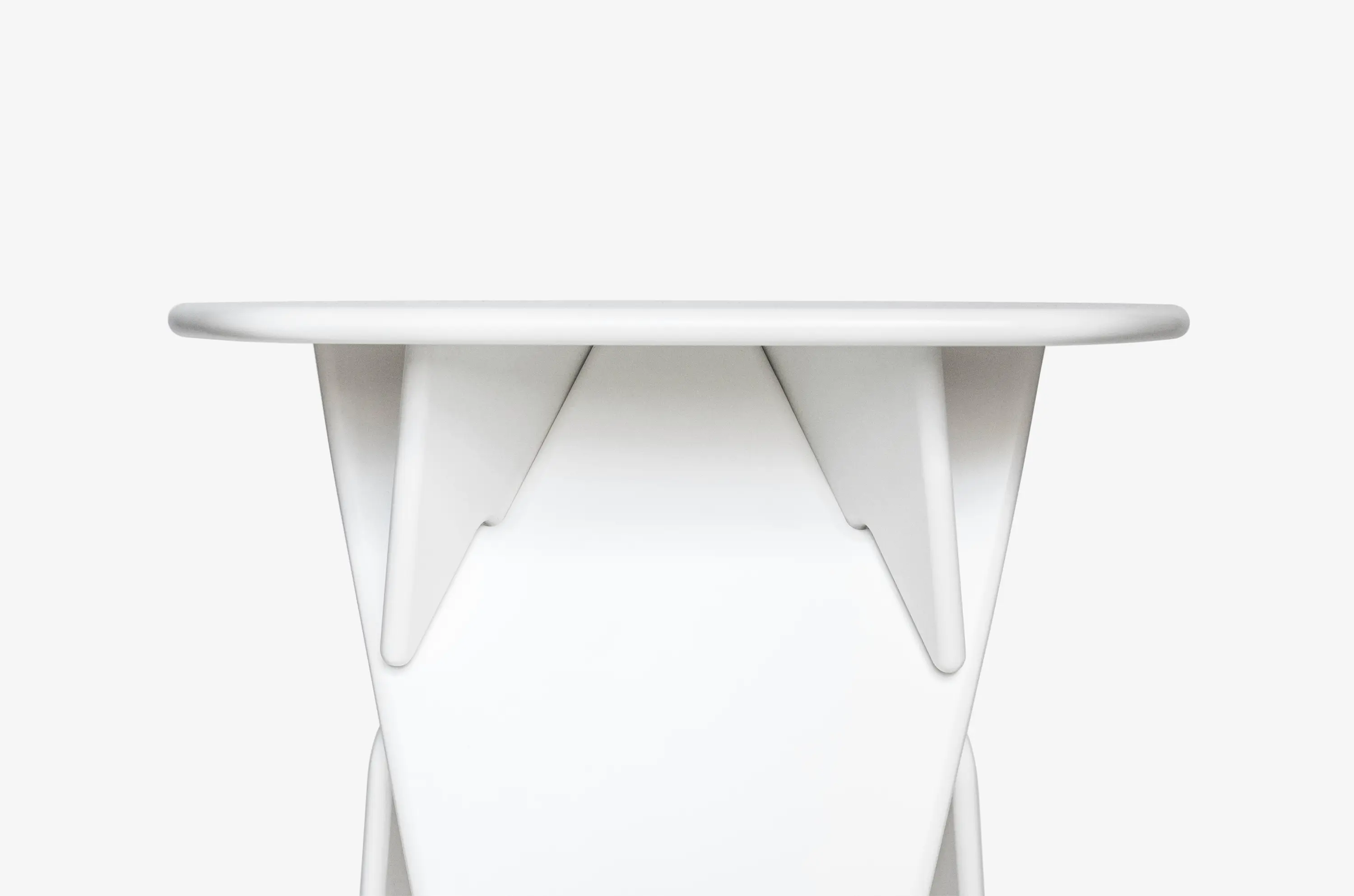 Caussa - Wedge Table white