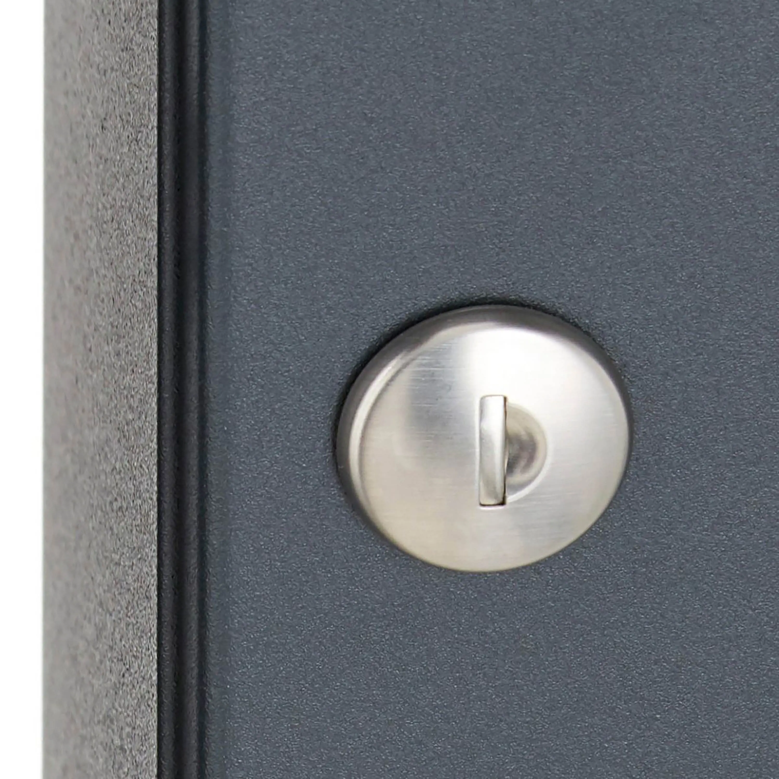Briefkasten Manufaktur - Basic | 2er 1x2 Aufputz Briefkasten Design BASIC 382A AP - RAL 7016 anthrazitgrau 100mm Tiefe