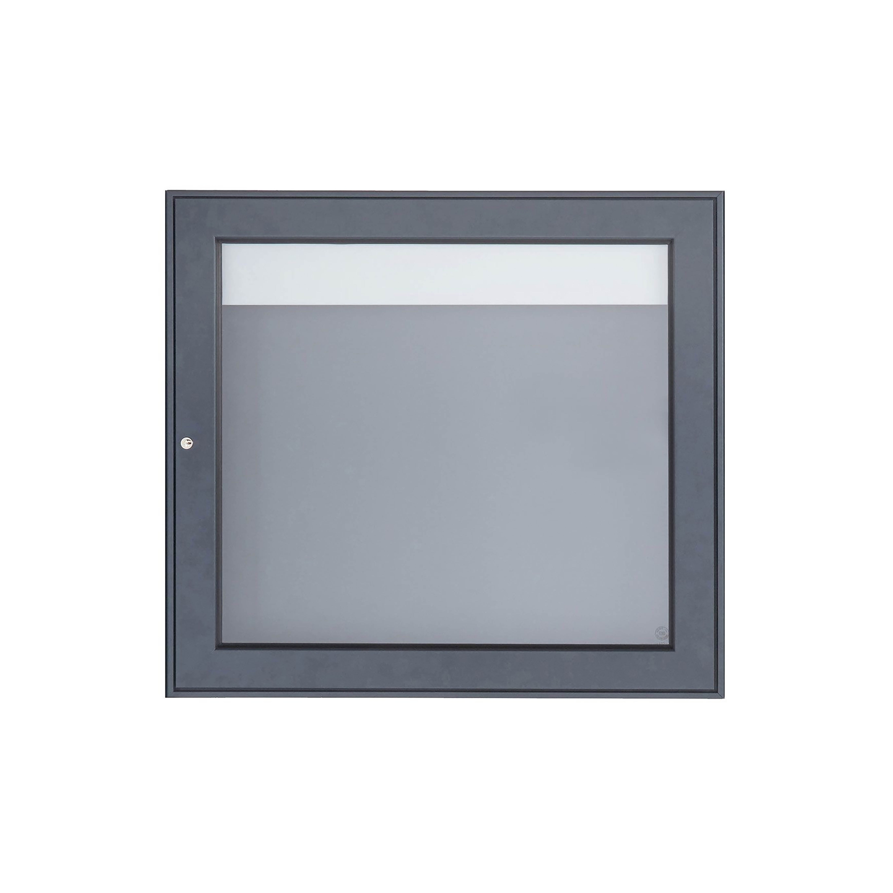 Mostra il prodotto Basic | Aufputz Schaukasten BASIC Plus 389 AP - 710x660 - RAL nach Wahl RAL 7016 anthrazitgrau feinstruktur matt del produttore Briefkasten Manufaktur