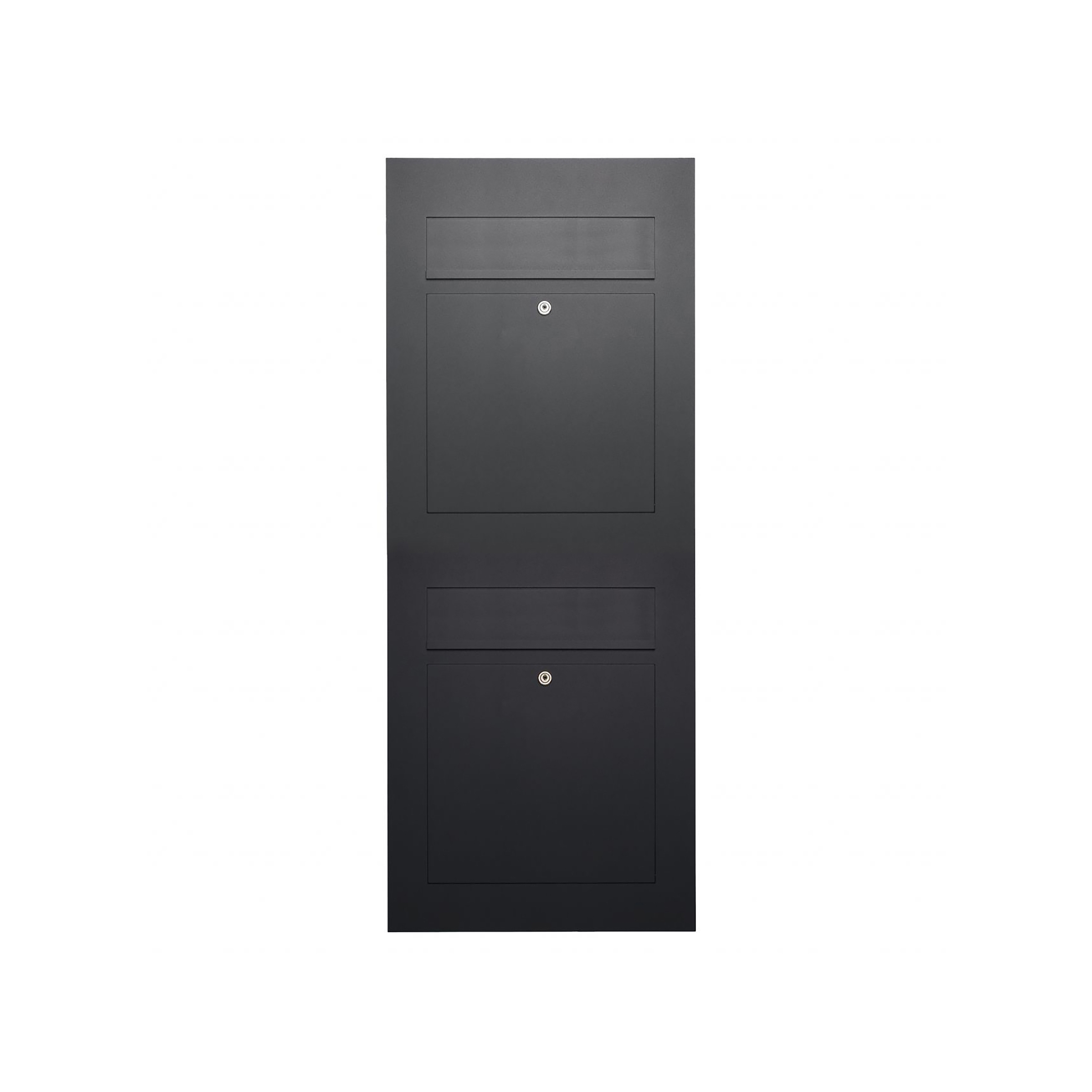 Display product Designer | 2er 2x1 Edelstahl Briefkastenanlage DESIGNER Style BIG pulverbeschichtet Einputz- bzw. Unterputzvariante 100mm from manufacturer Briefkasten Manufaktur
