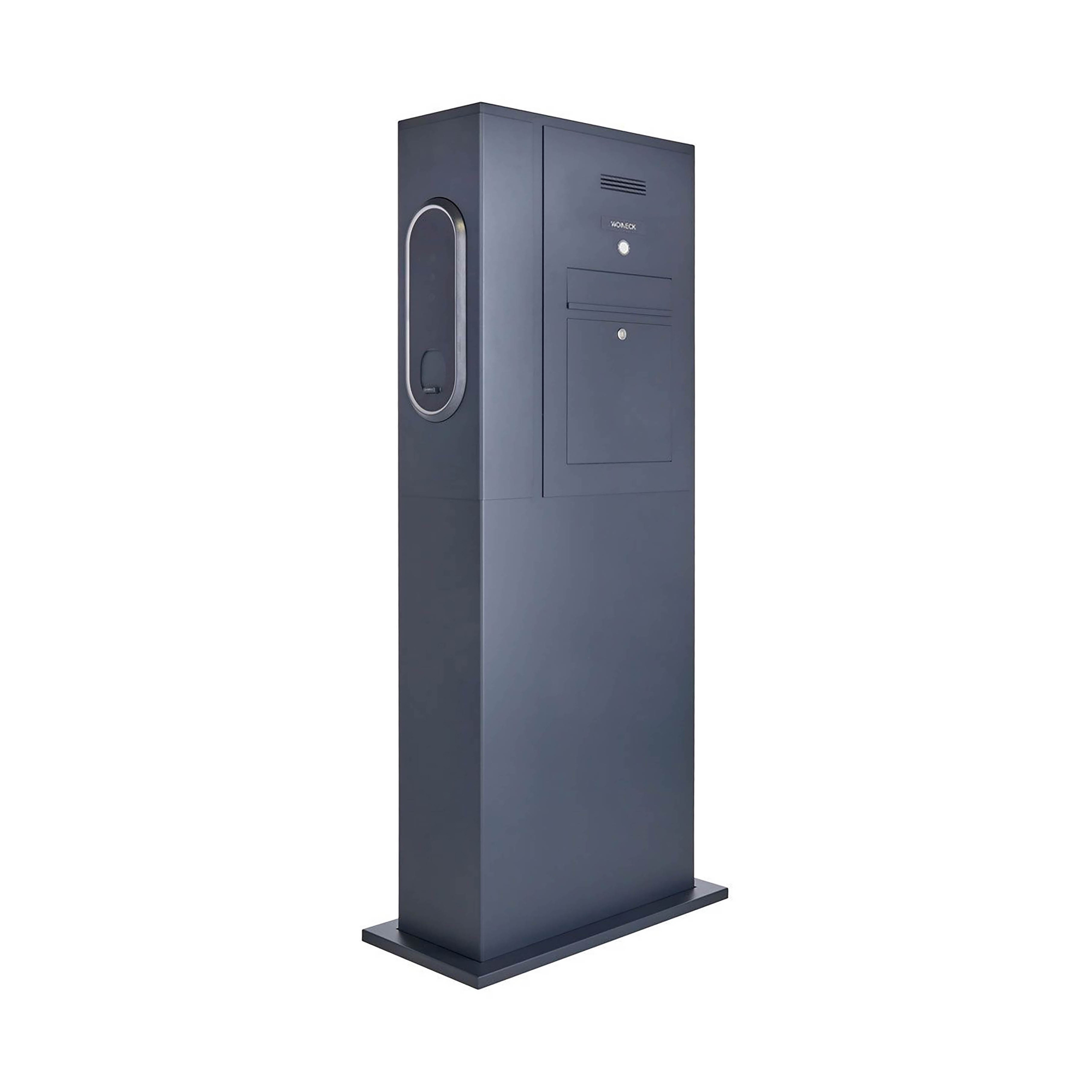 Afficher le produit Designer | Briefkasten Ladesäule Designer BIG mit Innogy eBox smart - RAL nach Wahl - INDIVIDUELL Rechts du fabricant Briefkasten Manufaktur