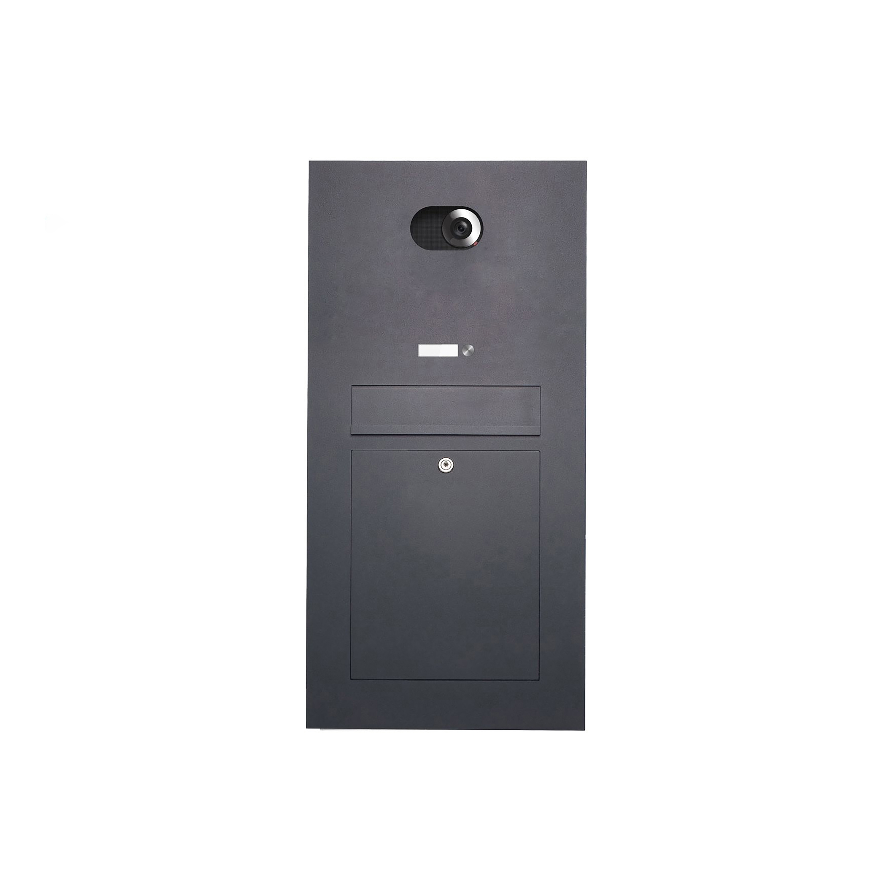 Display product Designer | Edelstahl Briefkasten Designer Modell - RAL nach Wahl - Comelit VIDEO Komplettset Wifi Einputz- bzw. Unterputzvariante 100mm from manufacturer Briefkasten Manufaktur