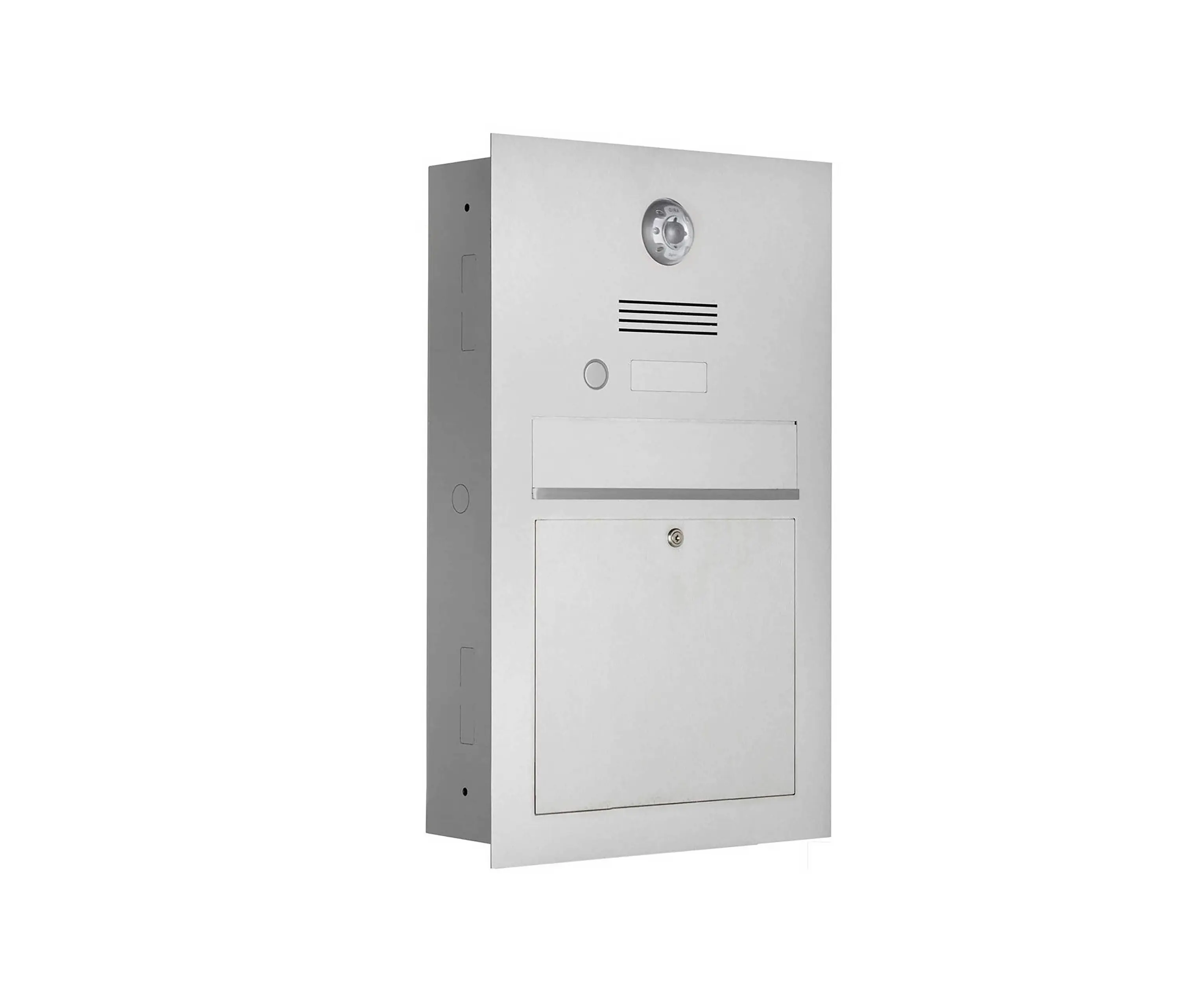 Briefkasten Manufaktur - Designer | Edelstahl Briefkasten Designer Modell BIG - Clean Edition - INDIVIDUELL Einputz- bzw. Unterputzvariante 100mm